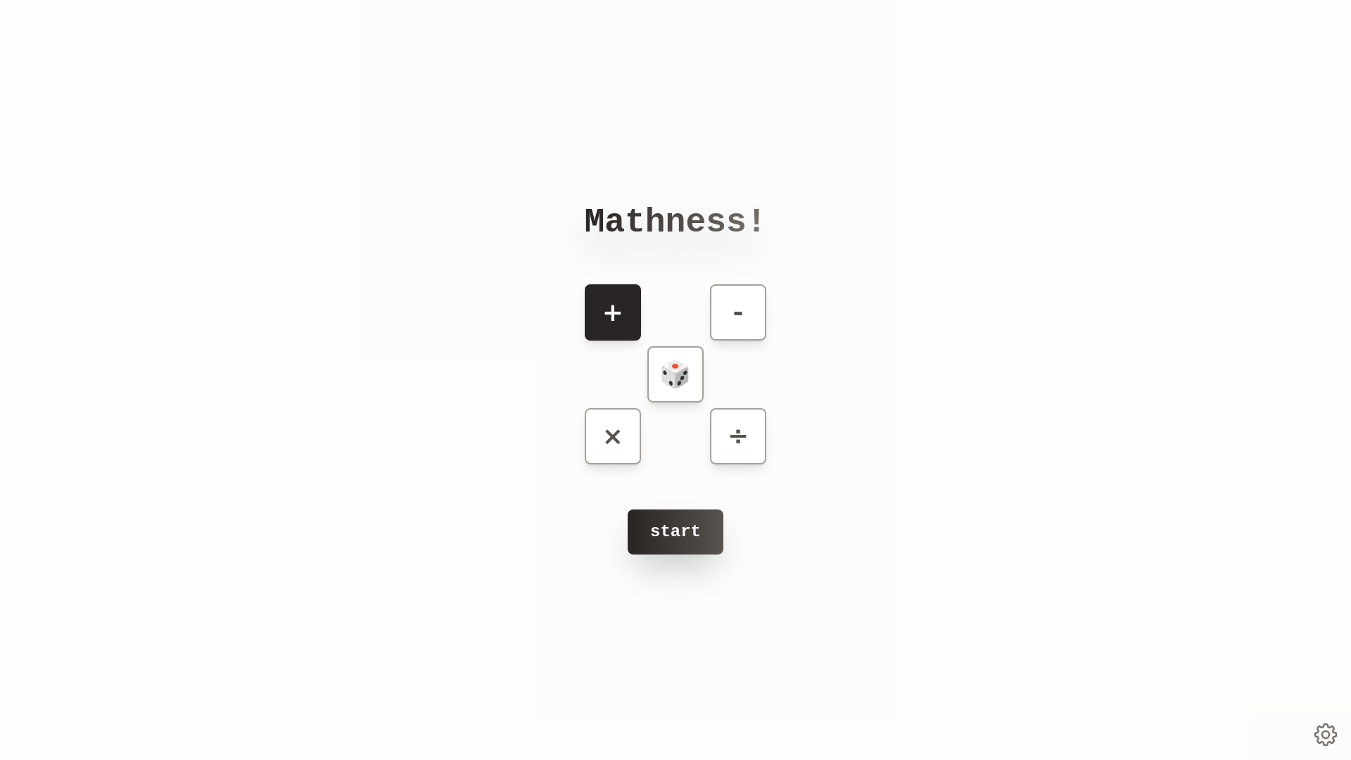 website screenshot of https://mathness.pages.dev/