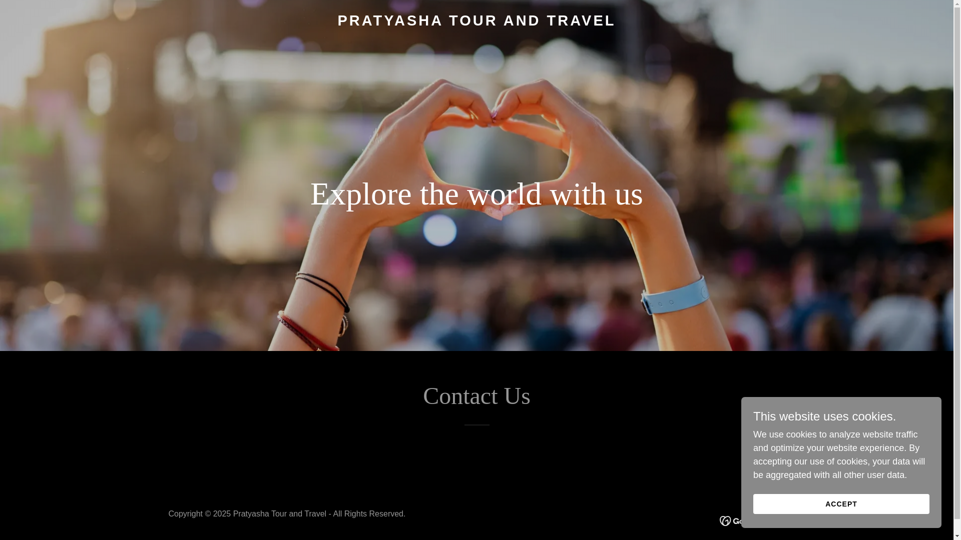 website screenshot of https://pratyashatourandtravel.com/