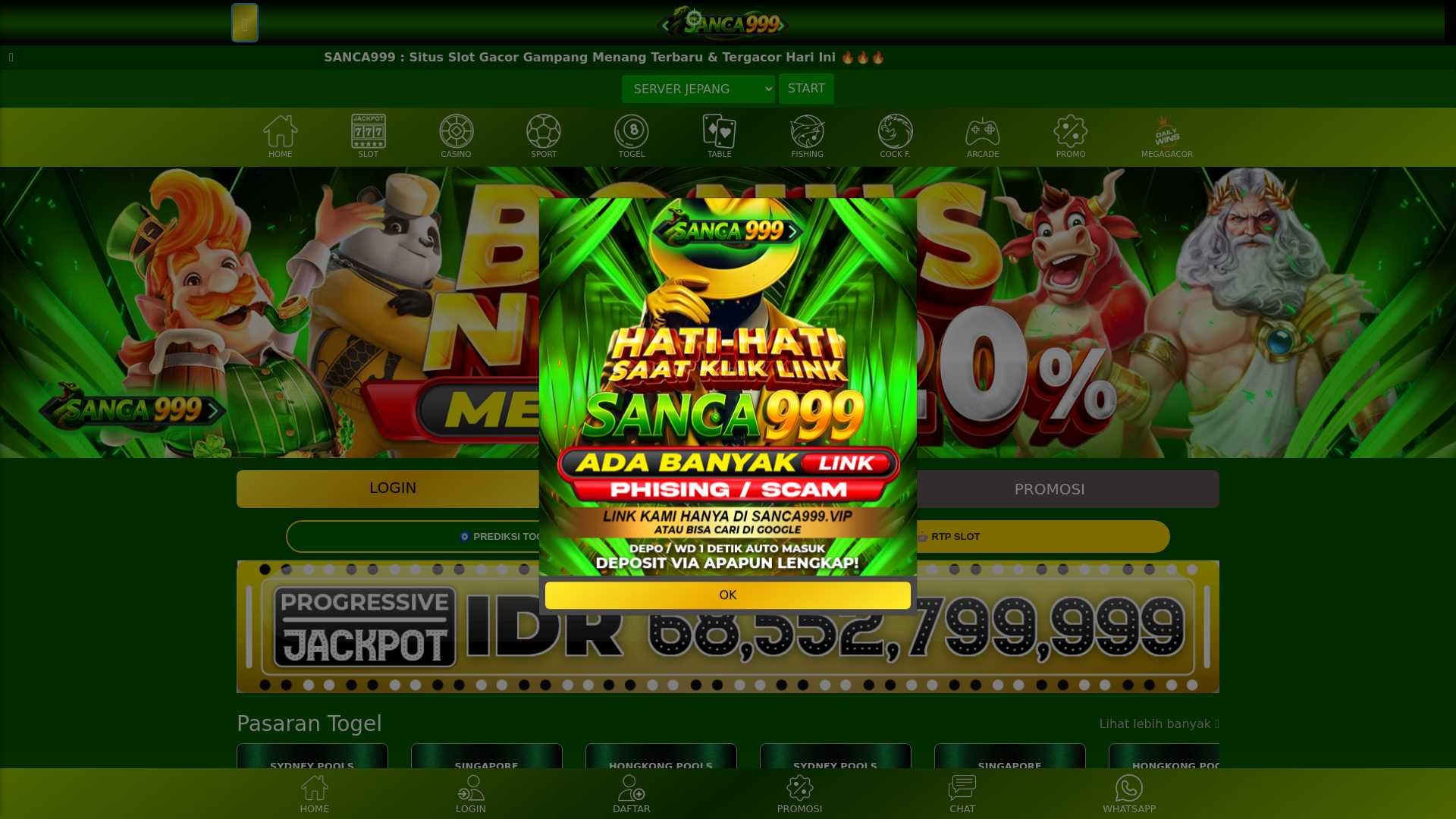 website screenshot of https://sanca999crm8.site/