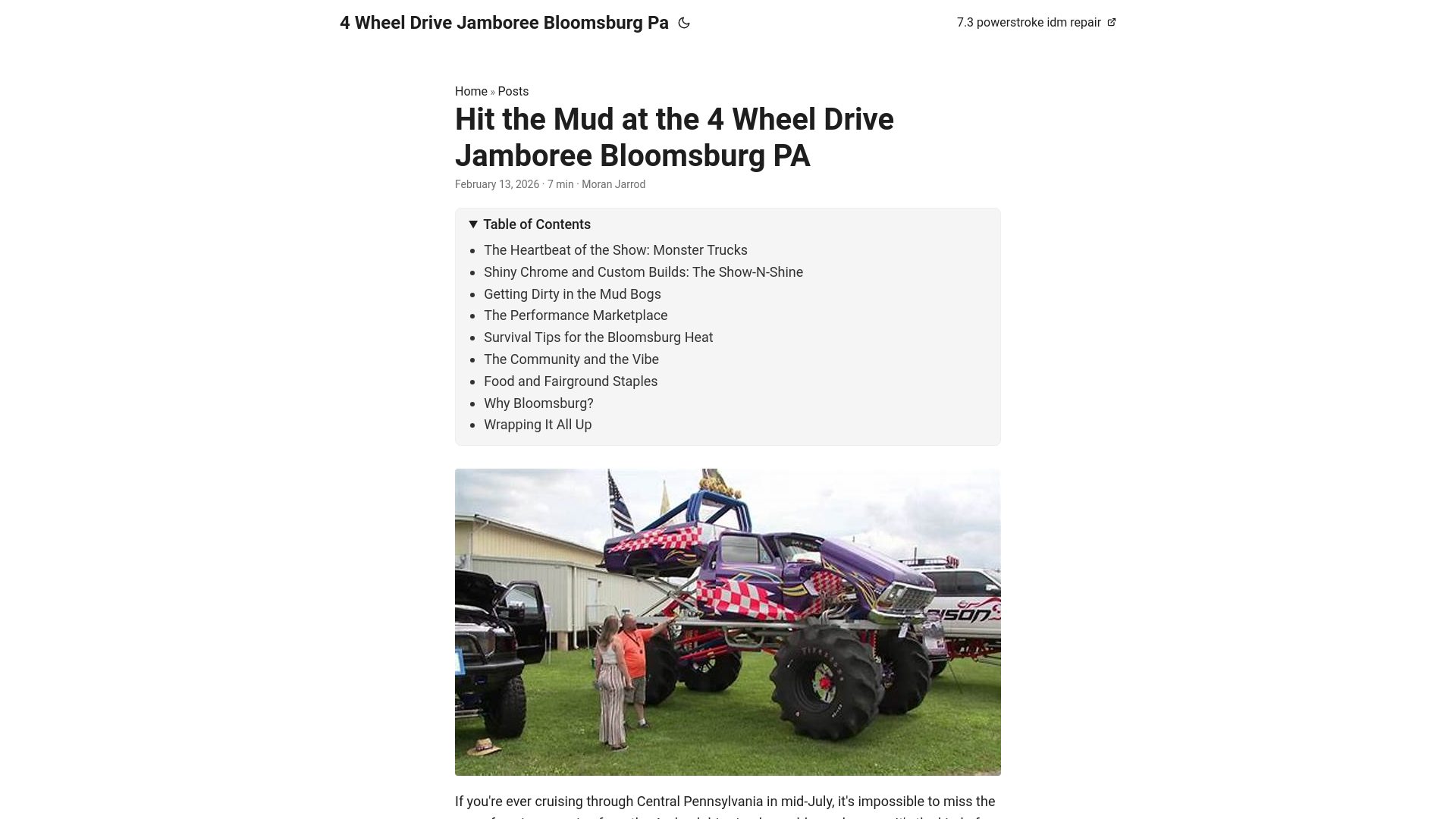 website screenshot of https://4-wheel-drive-jamboree-bloomsburg-pa.pages.dev/
