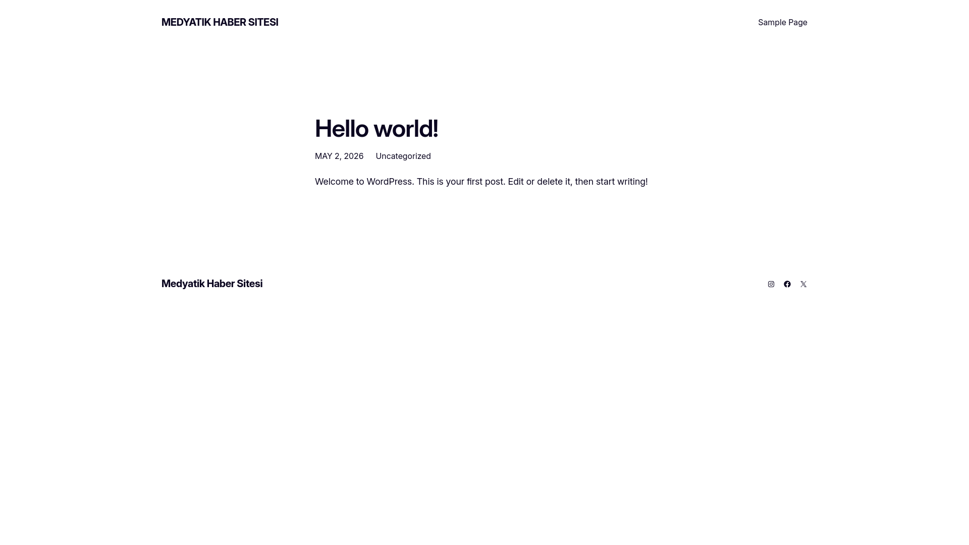 website screenshot of https://medyatikhaber.net