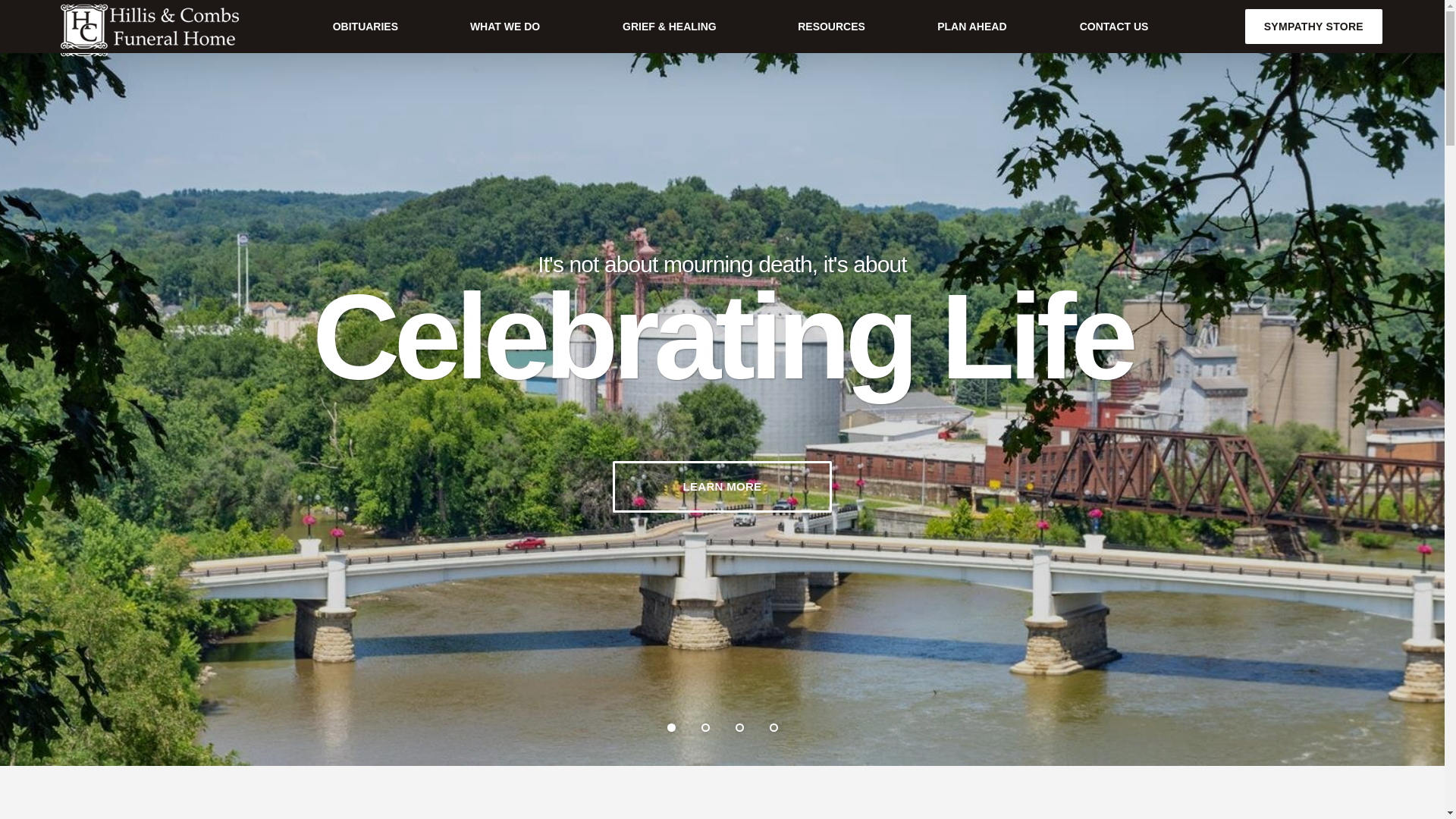 website screenshot of https://hilliscombsfh.com/