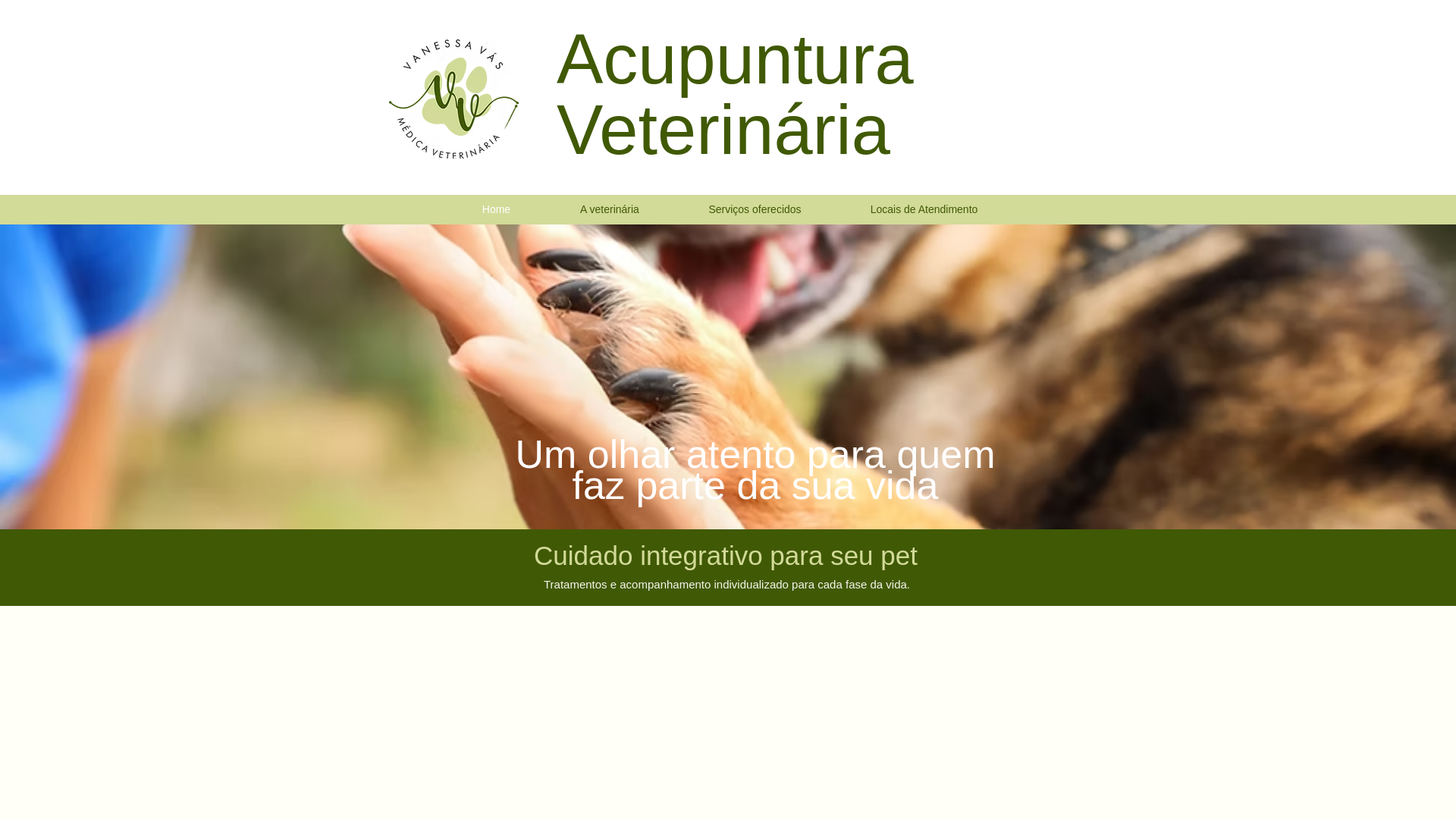 website screenshot of https://acupunturaveterinariacampinas.com/