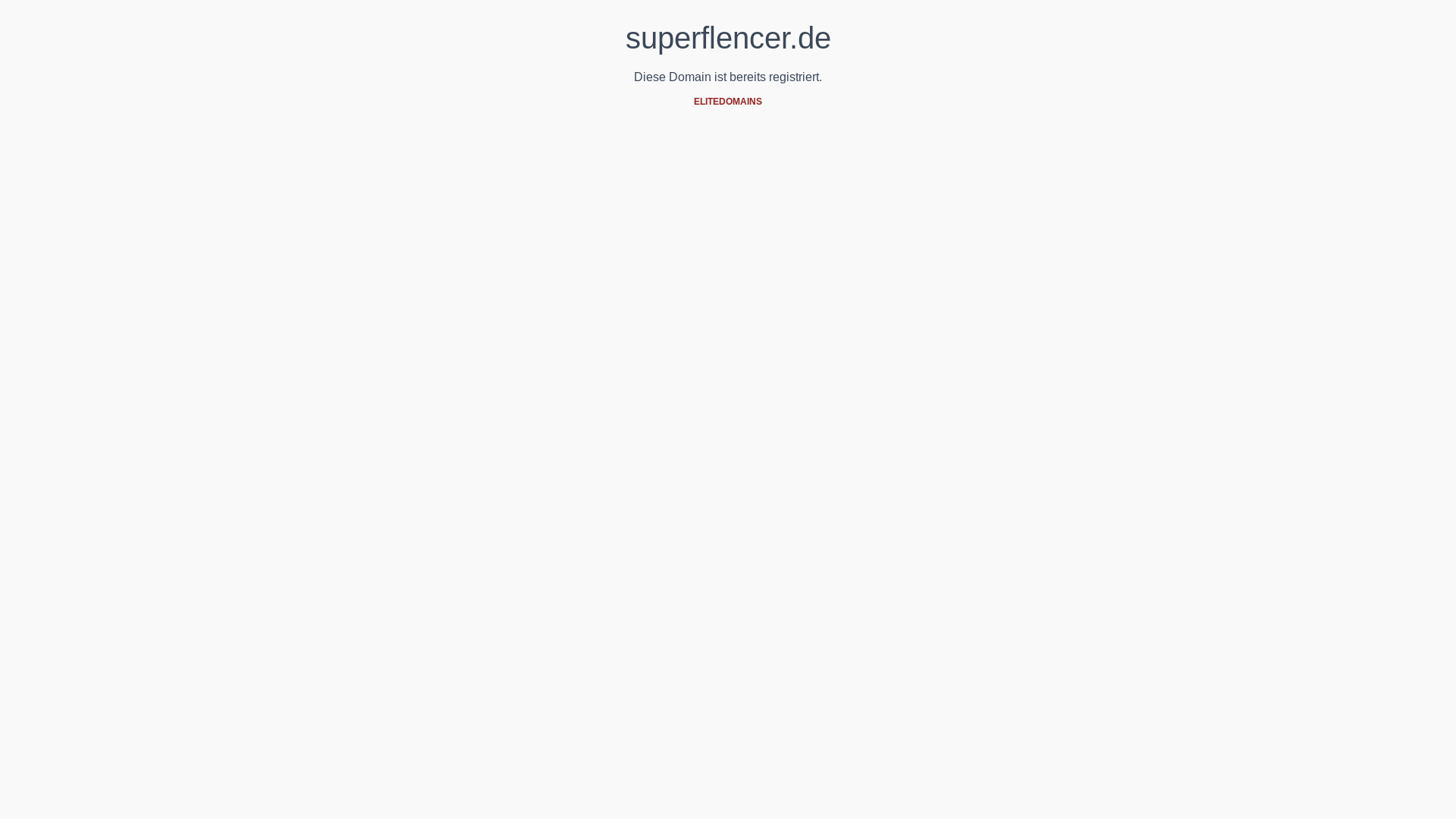 website screenshot of https://superflencer.de/