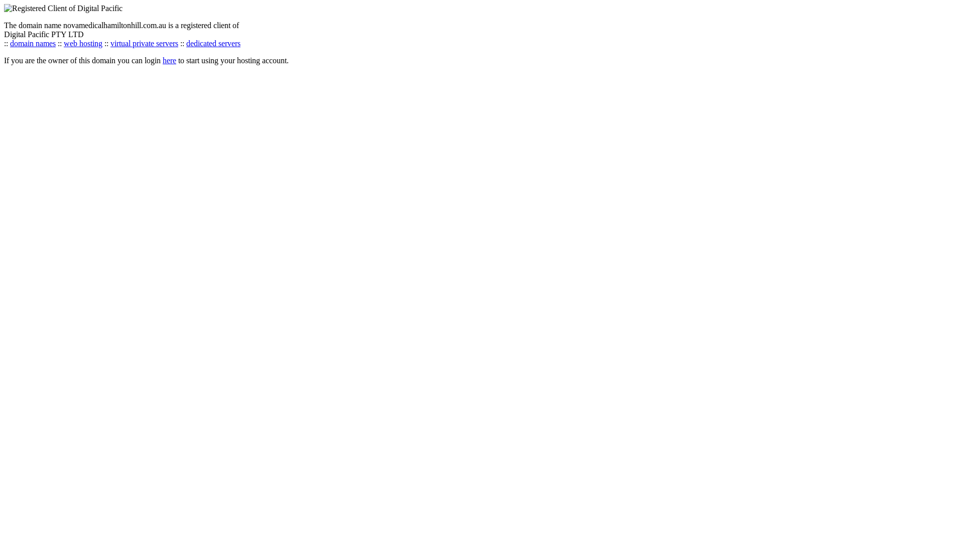 website screenshot of https://novamedicalhamiltonhill.com.au/
