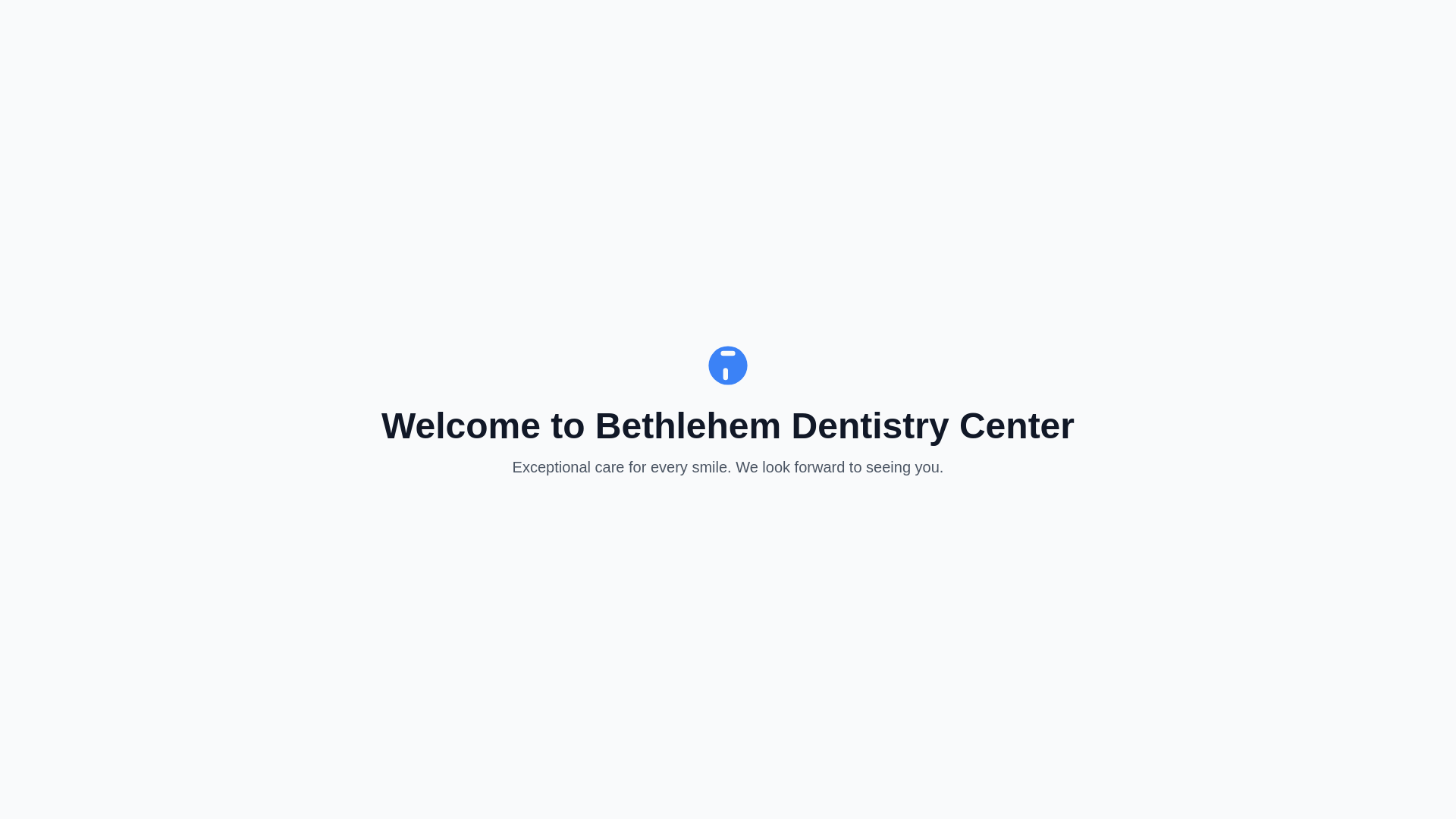 website screenshot of https://bethlehemdentistrycenter.pages.dev/