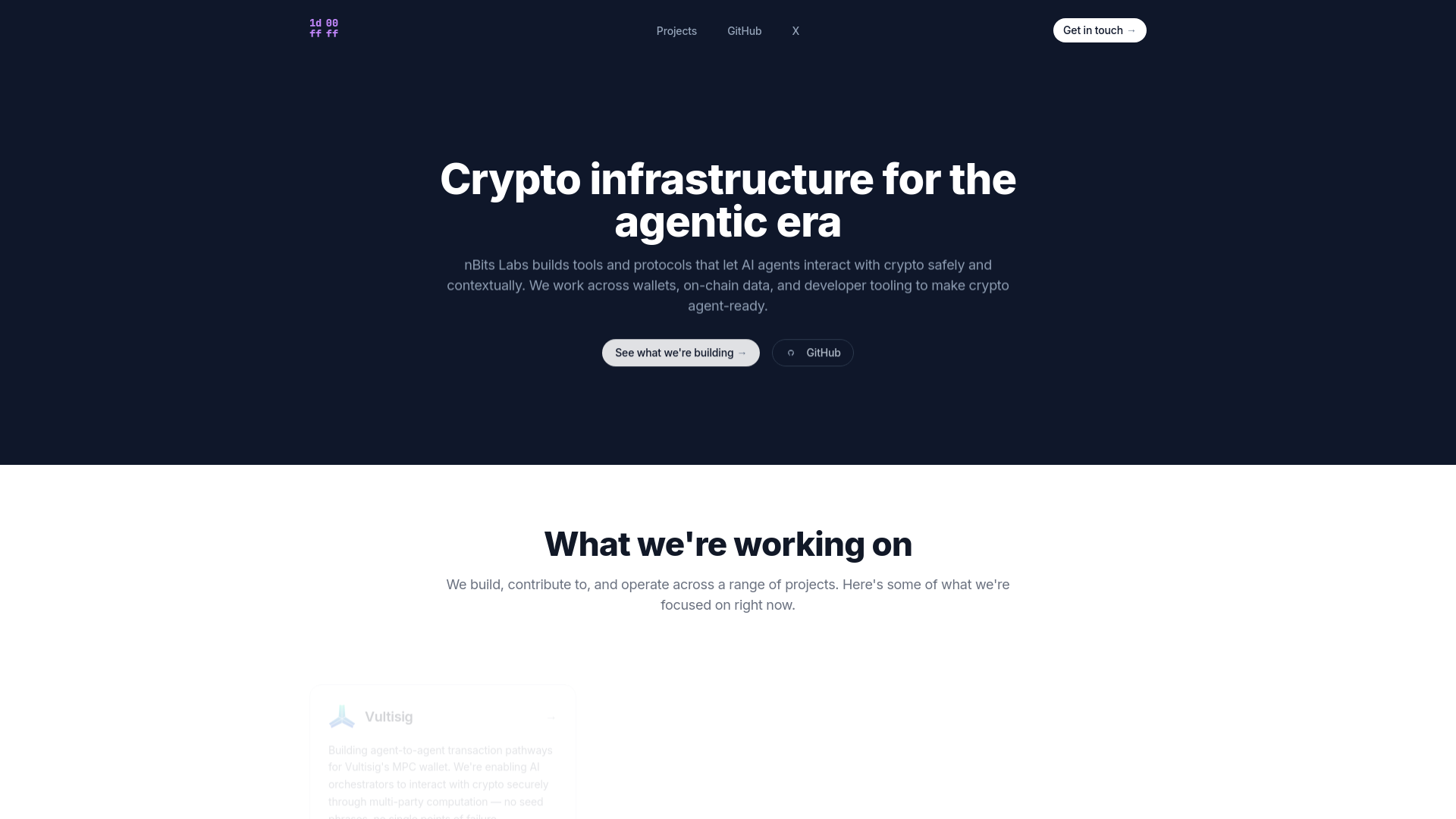 website screenshot of https://nbitslabs-github-io.pages.dev/