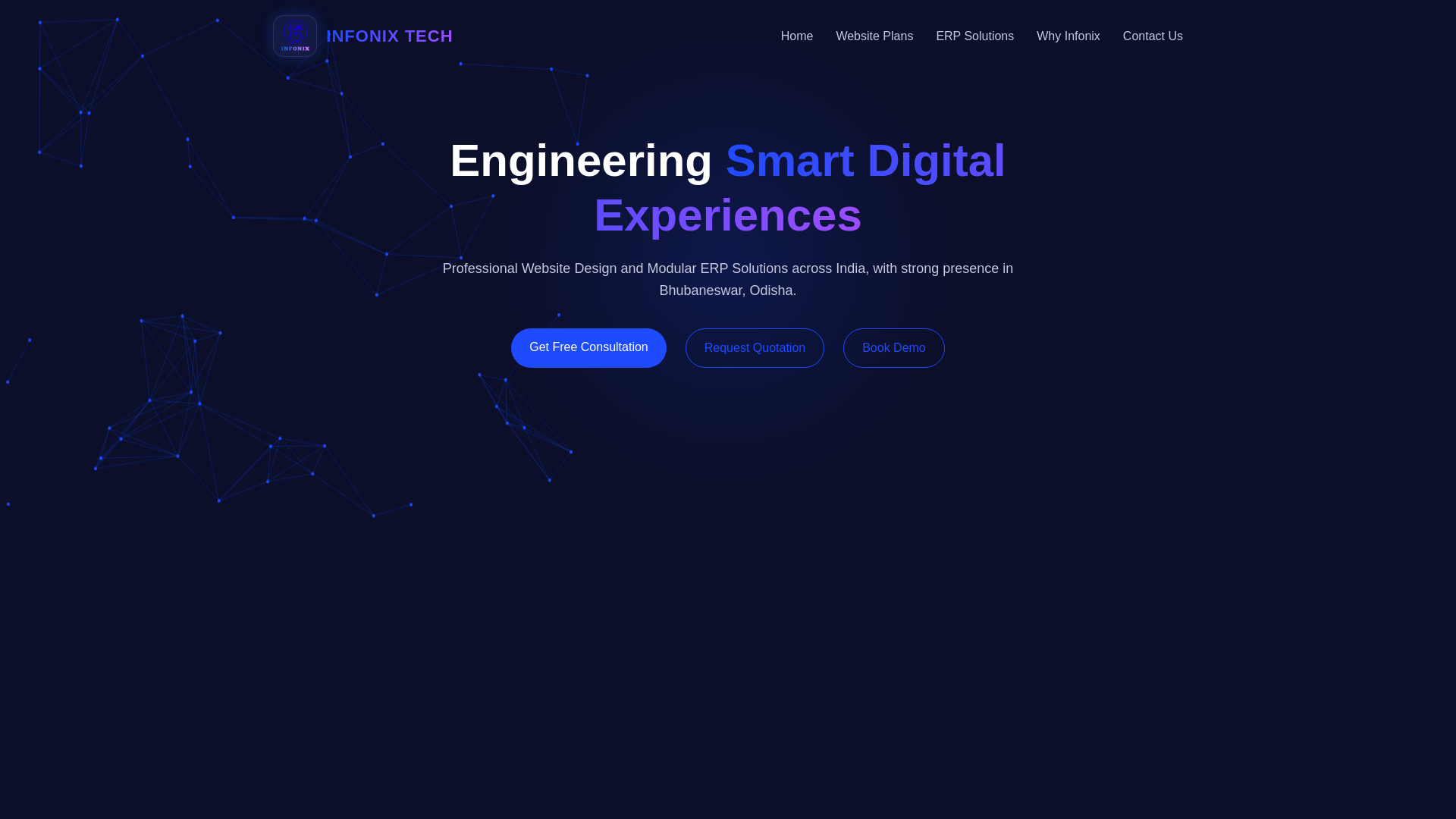 website screenshot of https://infonixio.pages.dev/