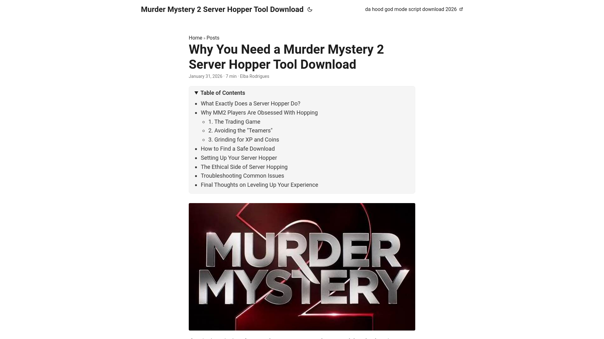 website screenshot of https://murdermystery2serverhoppertooldownload.pages.dev/