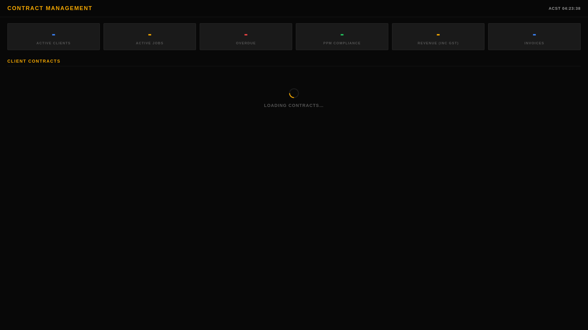 website screenshot of https://chs-contract-management.pages.dev/