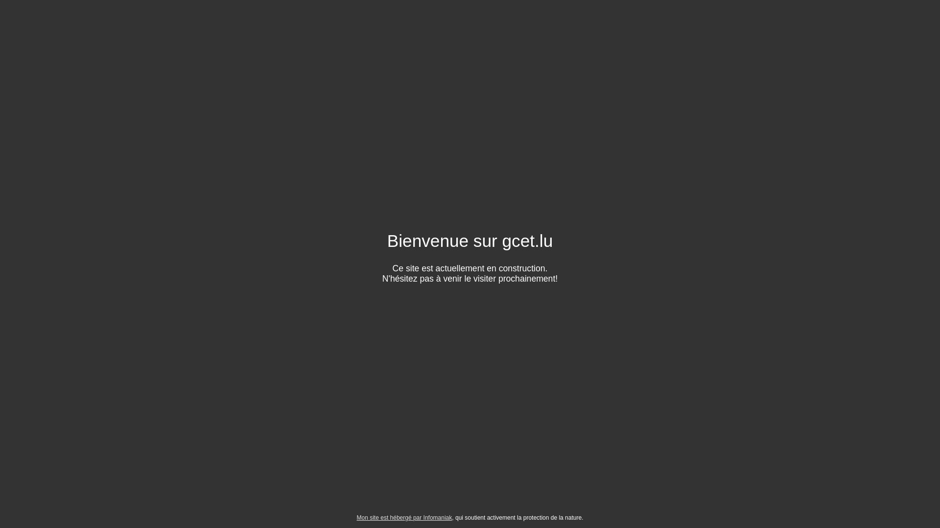 website screenshot of https://gcet.lu/
