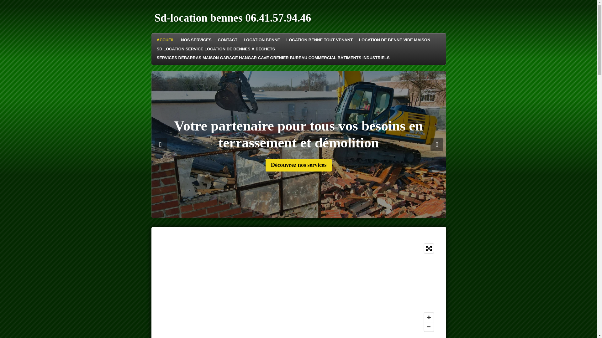 website screenshot of https://location-benne-a-dechets.fr/