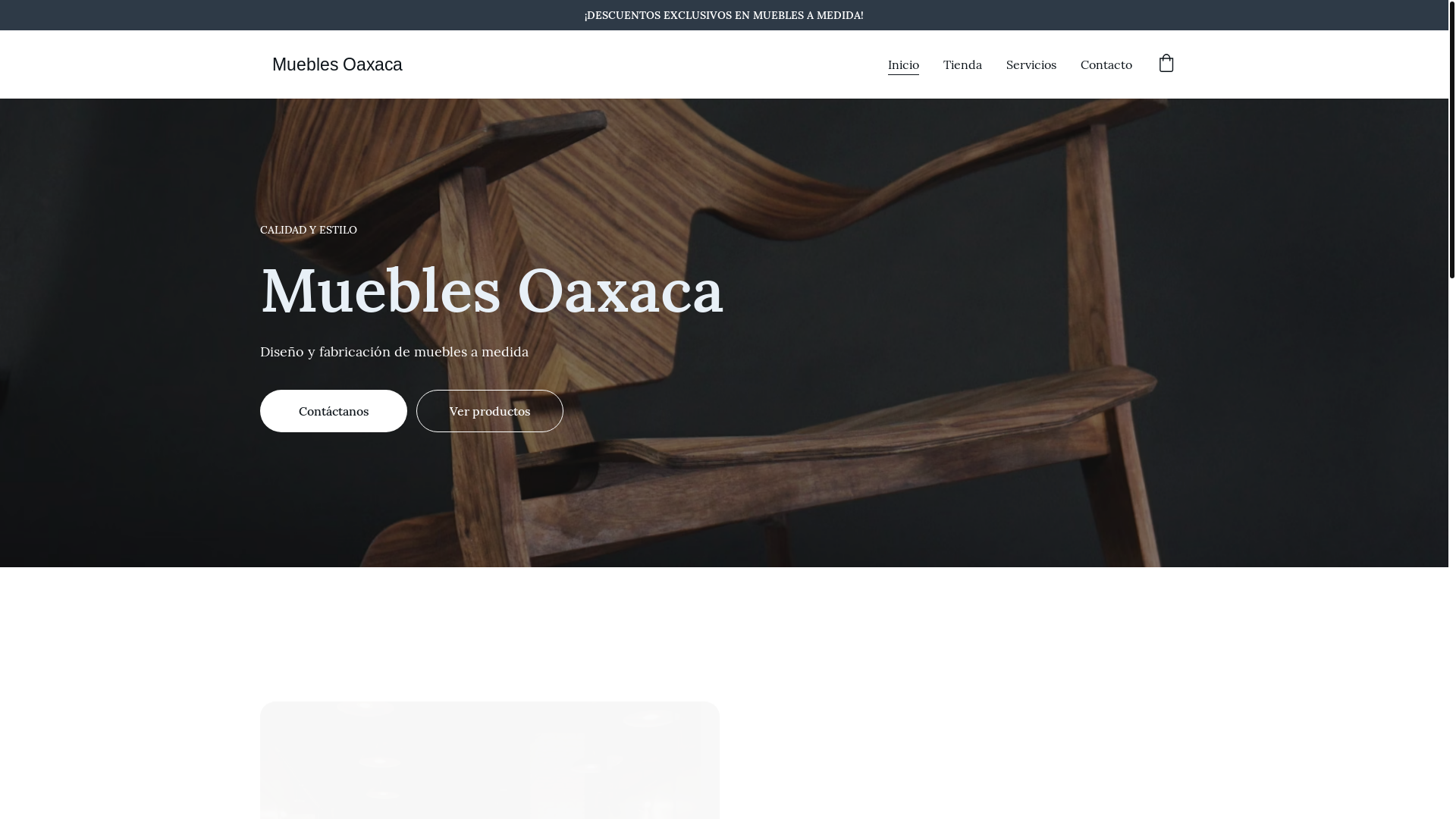 website screenshot of https://mueblesoaxaca.click/