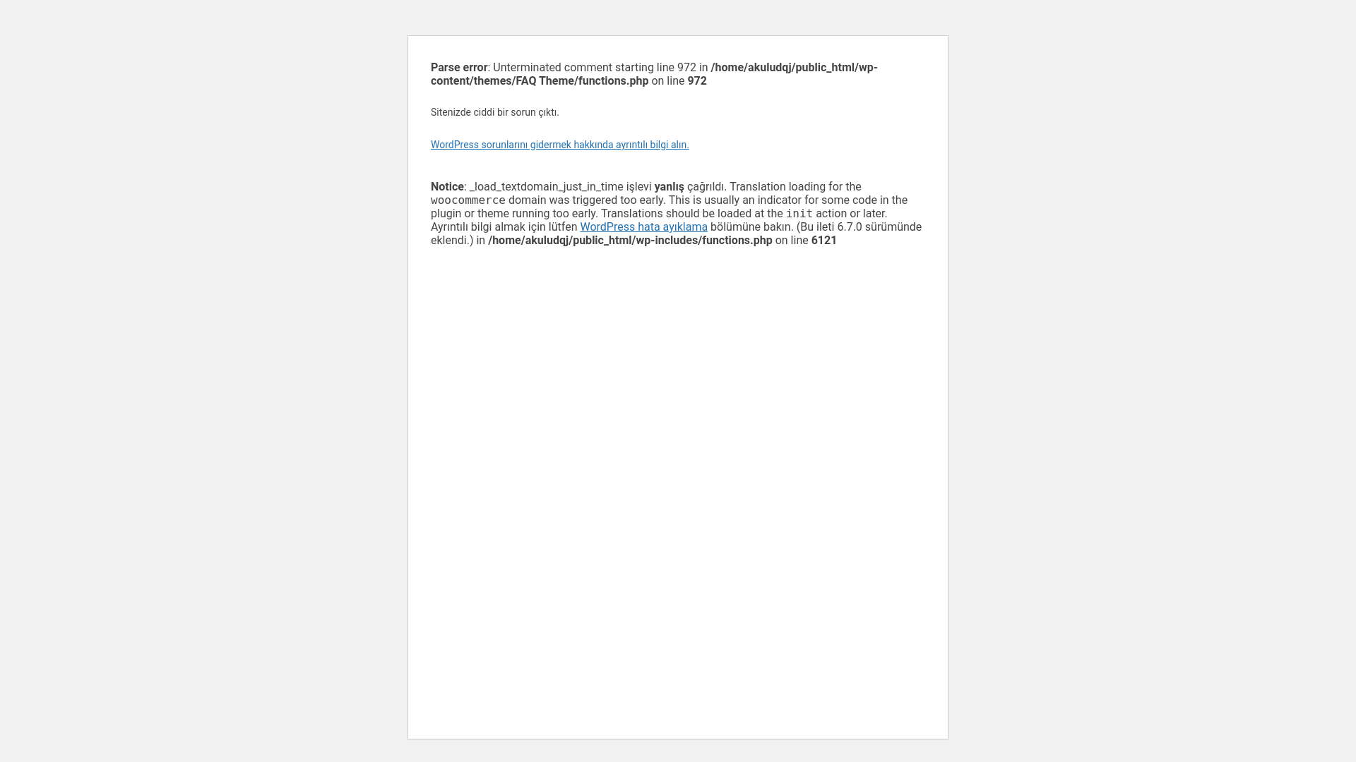 website screenshot of https://akulusandalyeci.com.tr/