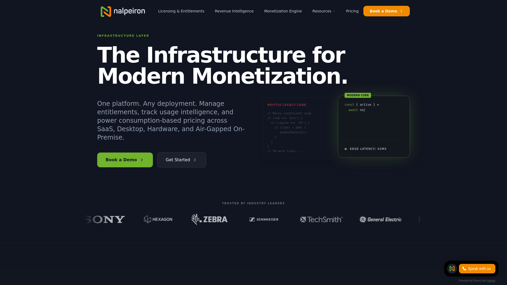 website screenshot of https://nalpeiron.pages.dev/
