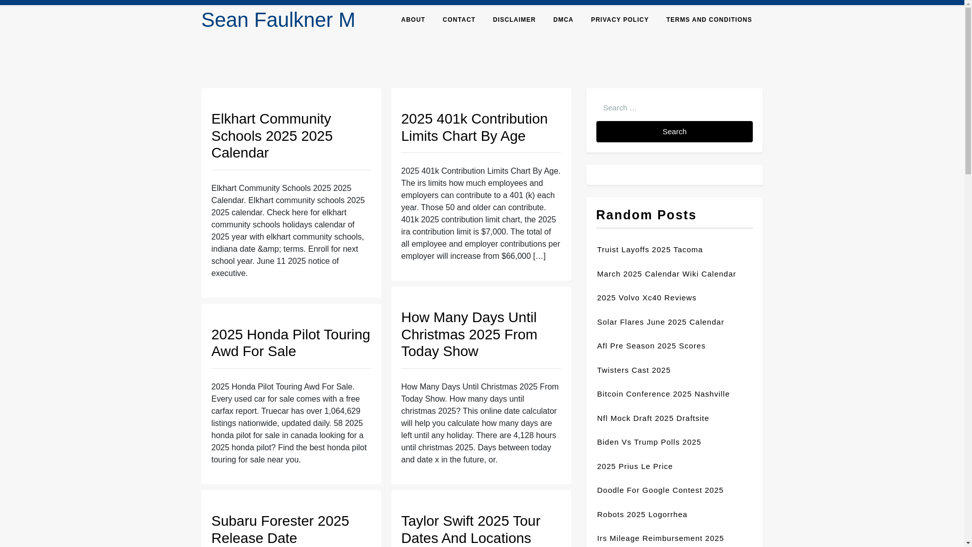 website screenshot of https://seanfaulknerm.pages.dev/
