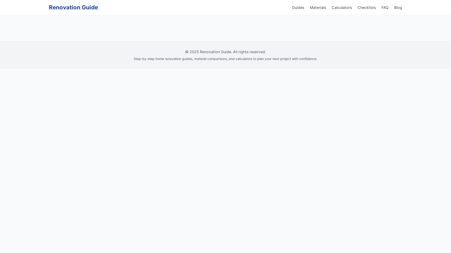 website screenshot of https://renovation-guide.pages.dev/