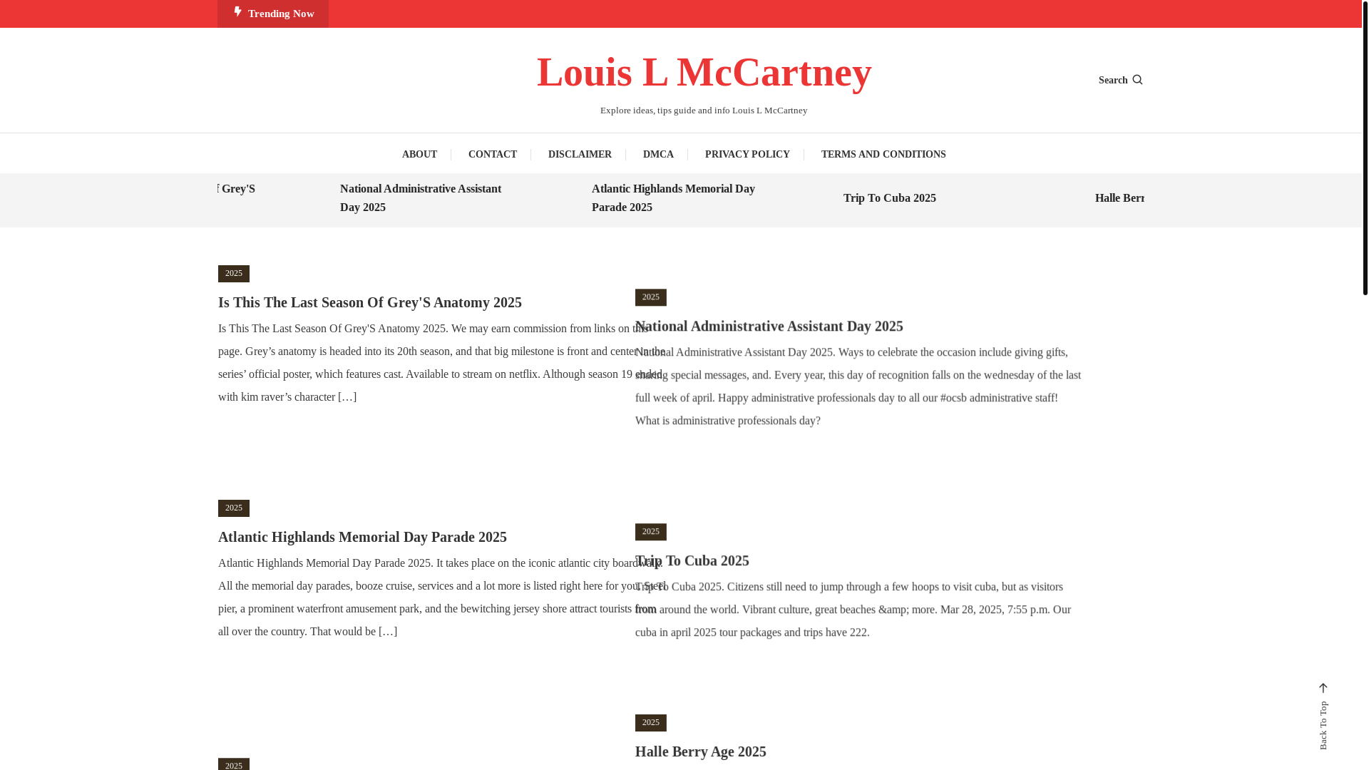 website screenshot of https://louislmccartneyr.pages.dev/