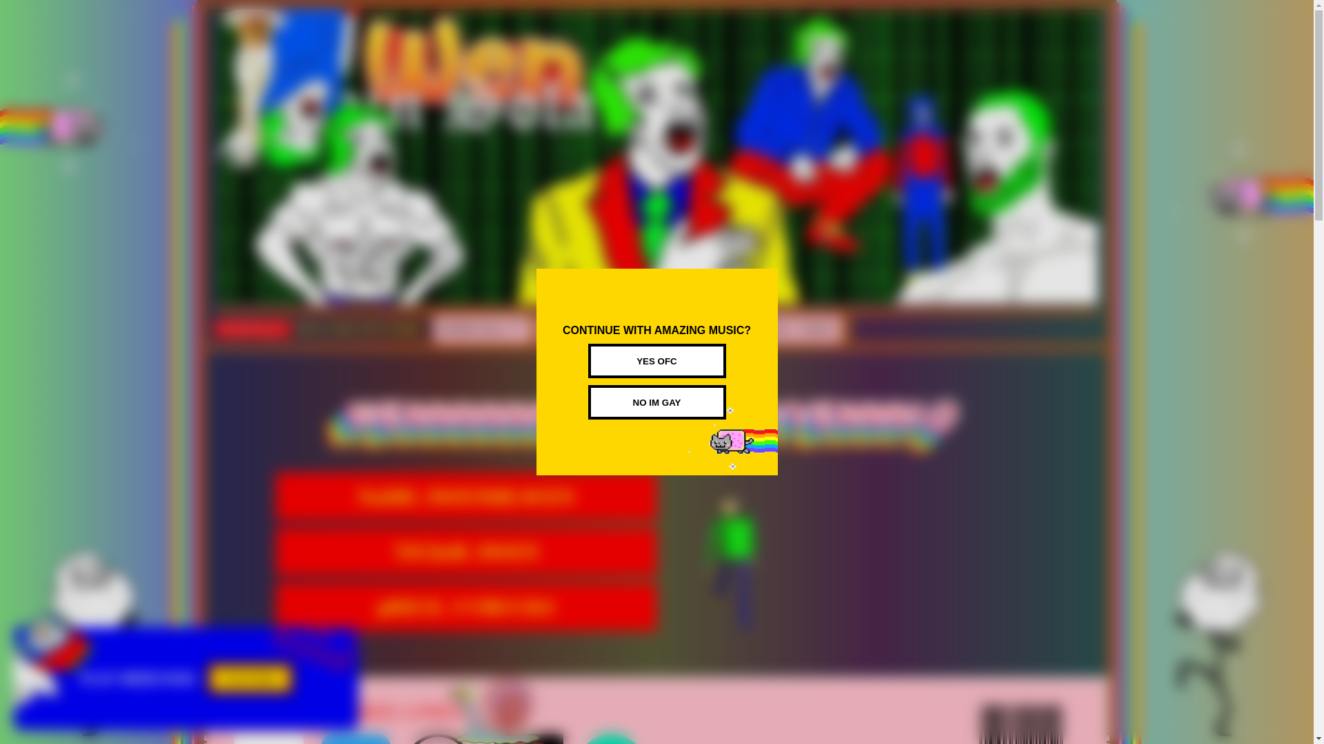website screenshot of https://wenheaven.lol/