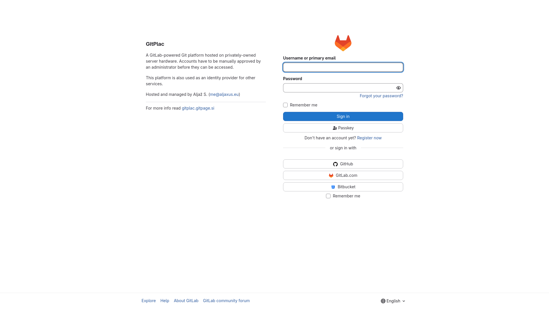 website screenshot of https://baykarmtal.gitpage.si