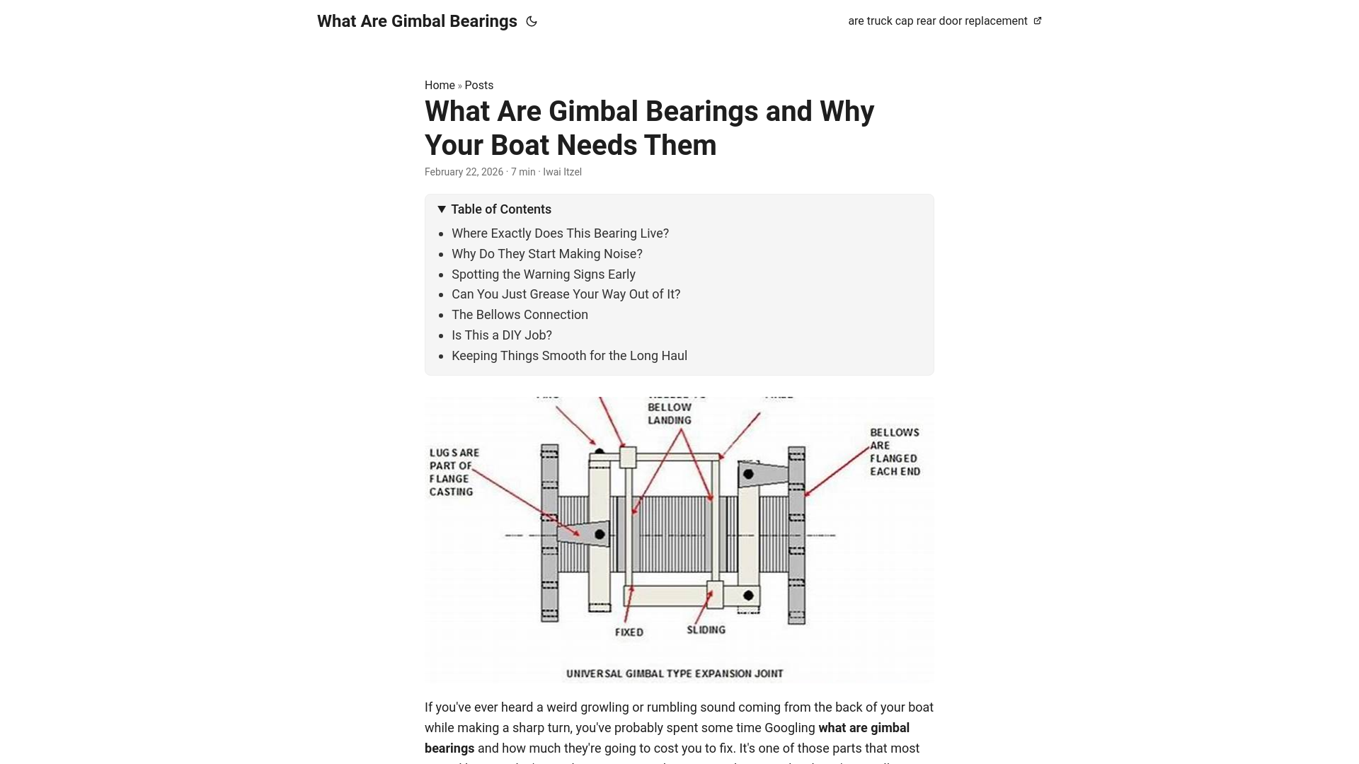 website screenshot of https://what-are-gimbal-bearings.pages.dev/