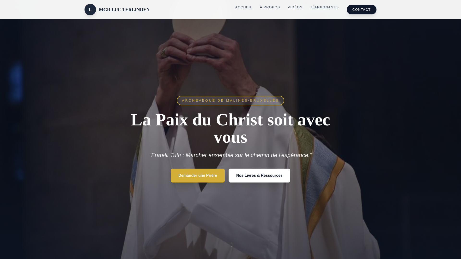 website screenshot of https://lucterlinden.com/