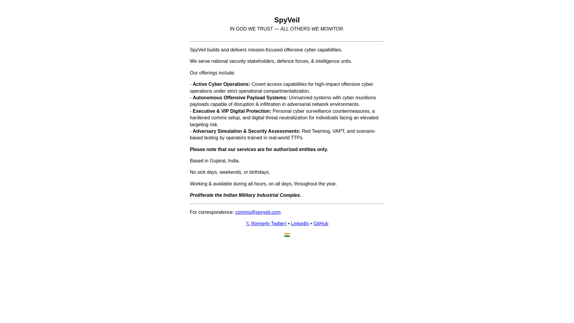website screenshot of https://spyveil.pages.dev/