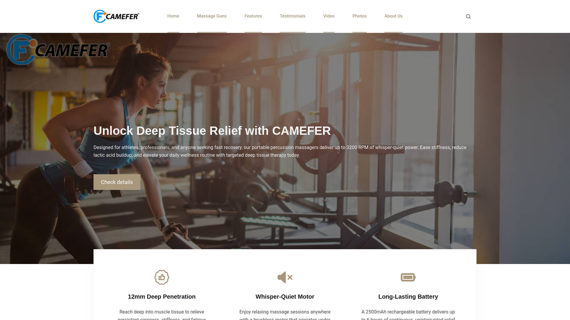 website screenshot of https://thecamefer-com.pages.dev/