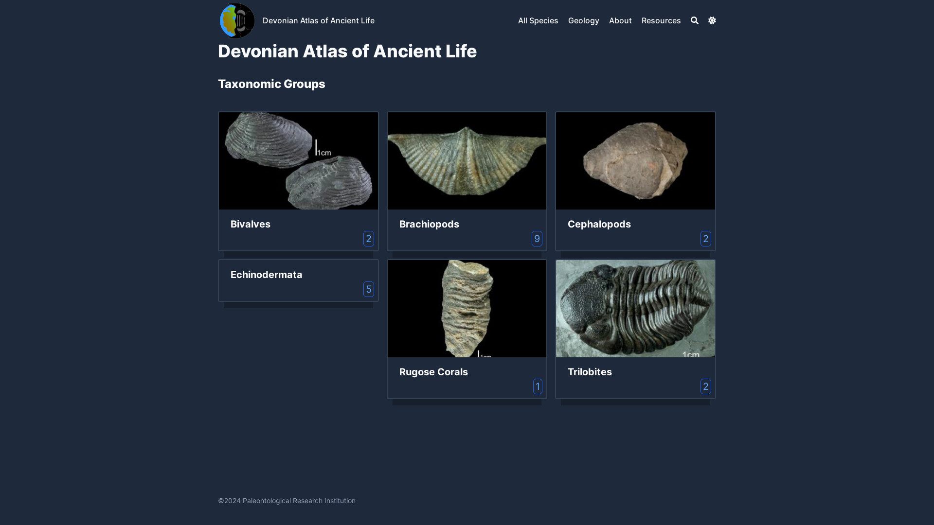 website screenshot of https://devonian-atlas.pages.dev/