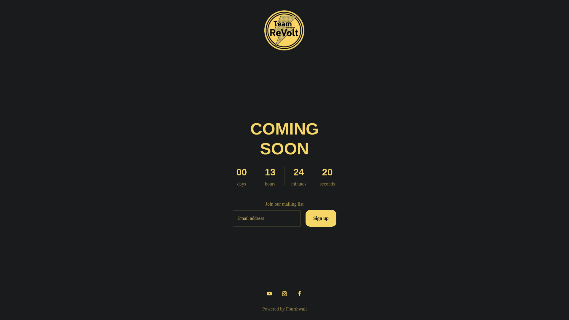 website screenshot of https://team-revolt-belgium.store/