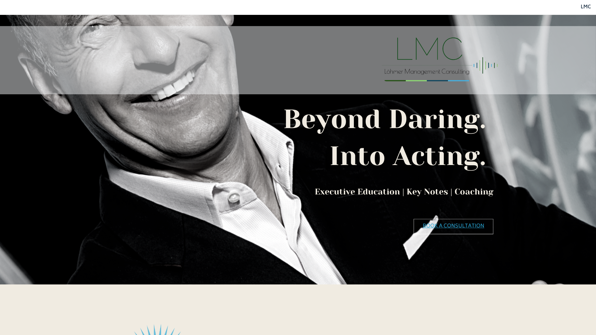 website screenshot of https://loehmer.ch/