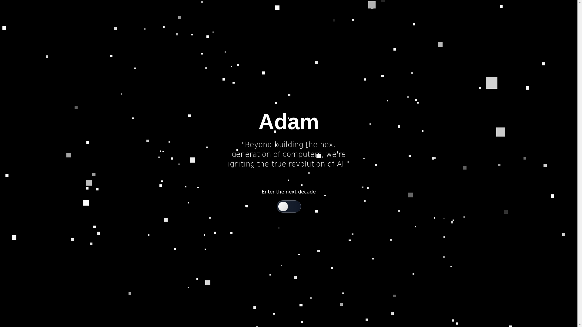 website screenshot of https://adamagi.pages.dev/
