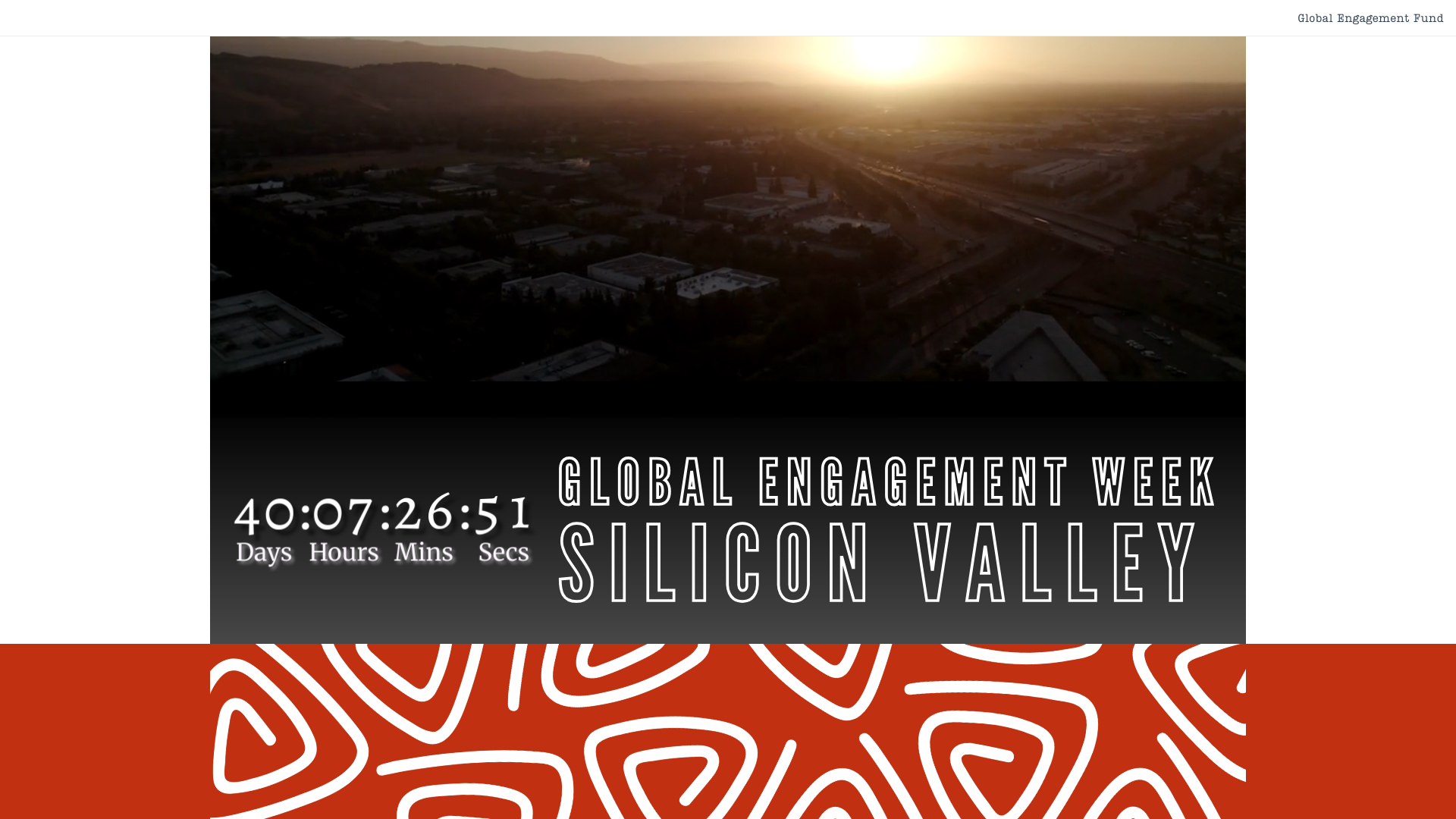 website screenshot of https://globalengagementfund.org