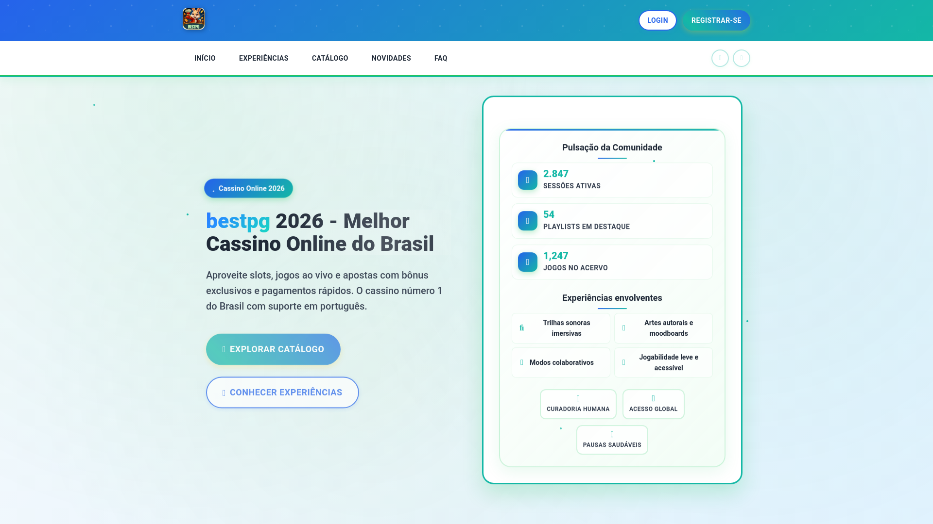 website screenshot of https://bestpgf.com