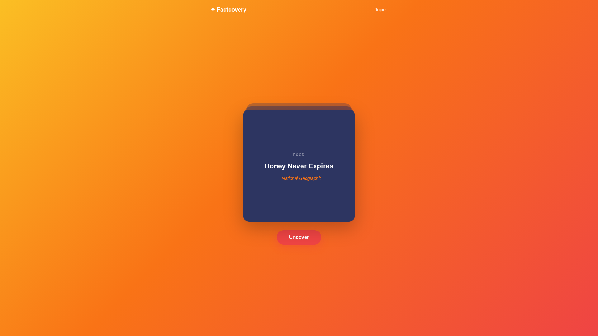 website screenshot of https://factcovery.pages.dev/