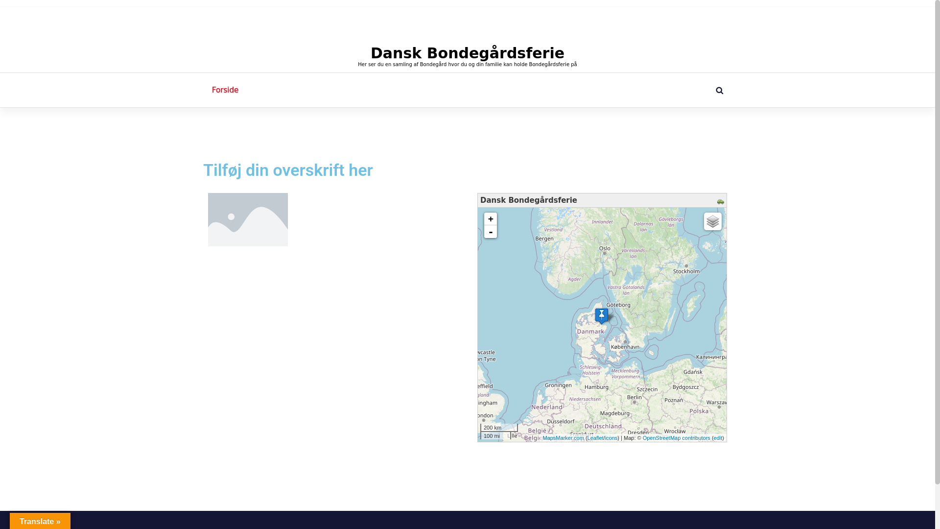 website screenshot of https://danskbondegaardsferie.dk/