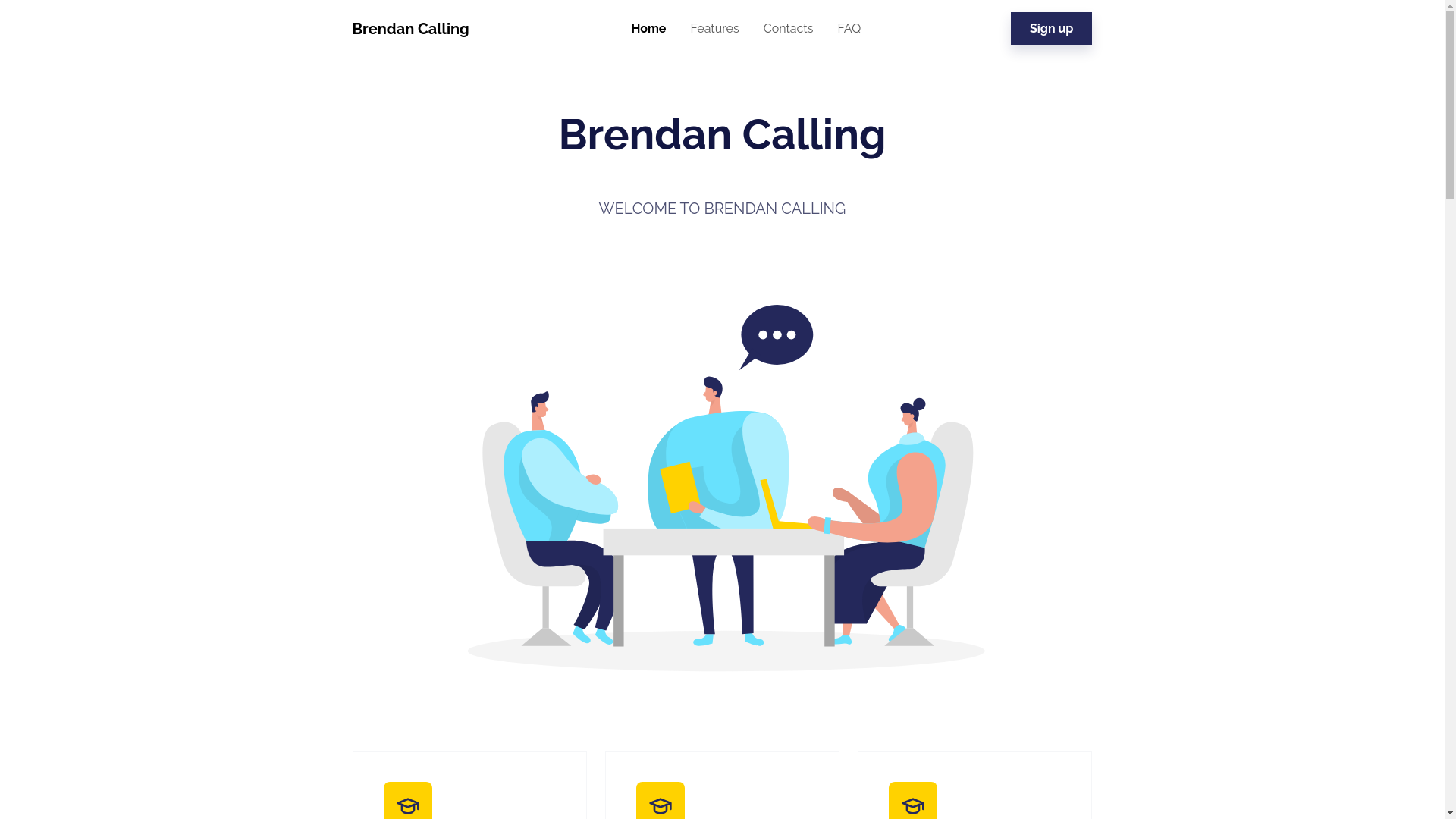 website screenshot of https://brendancalling.pages.dev/