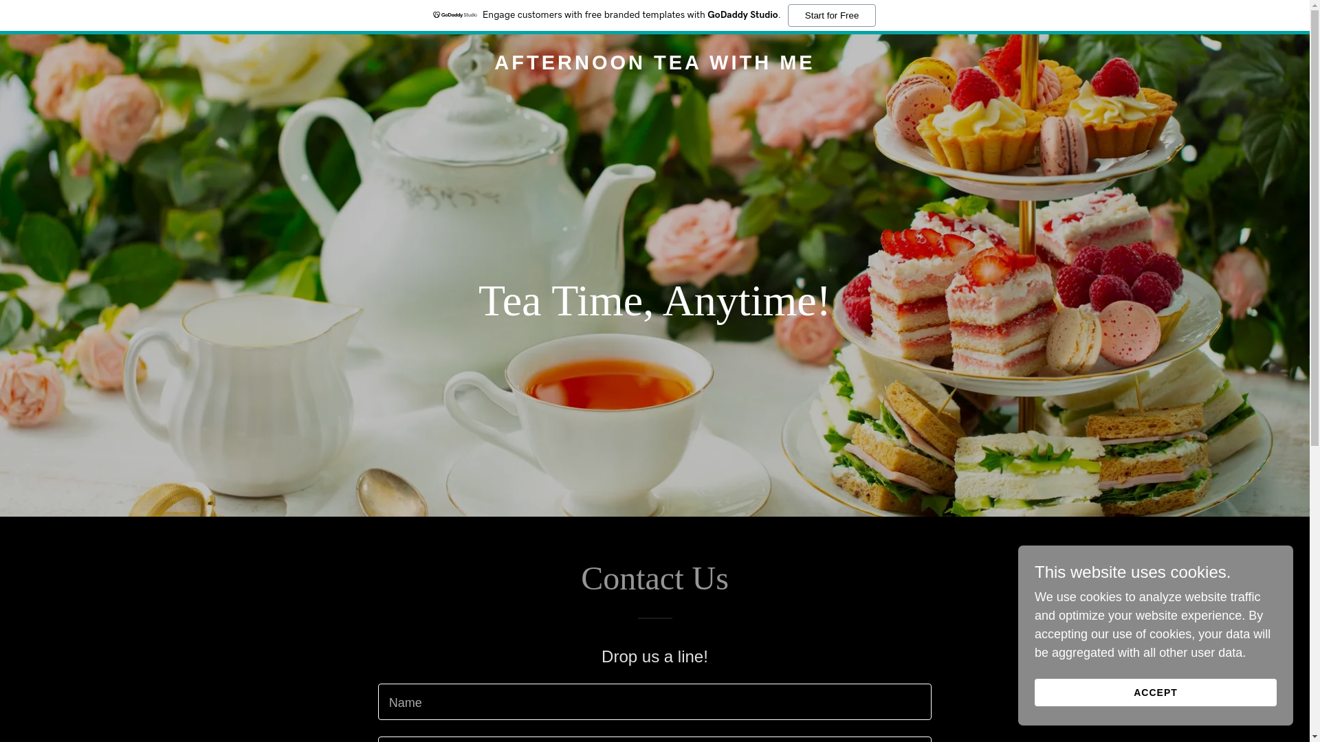 website screenshot of https://afternoonteawithme.com/