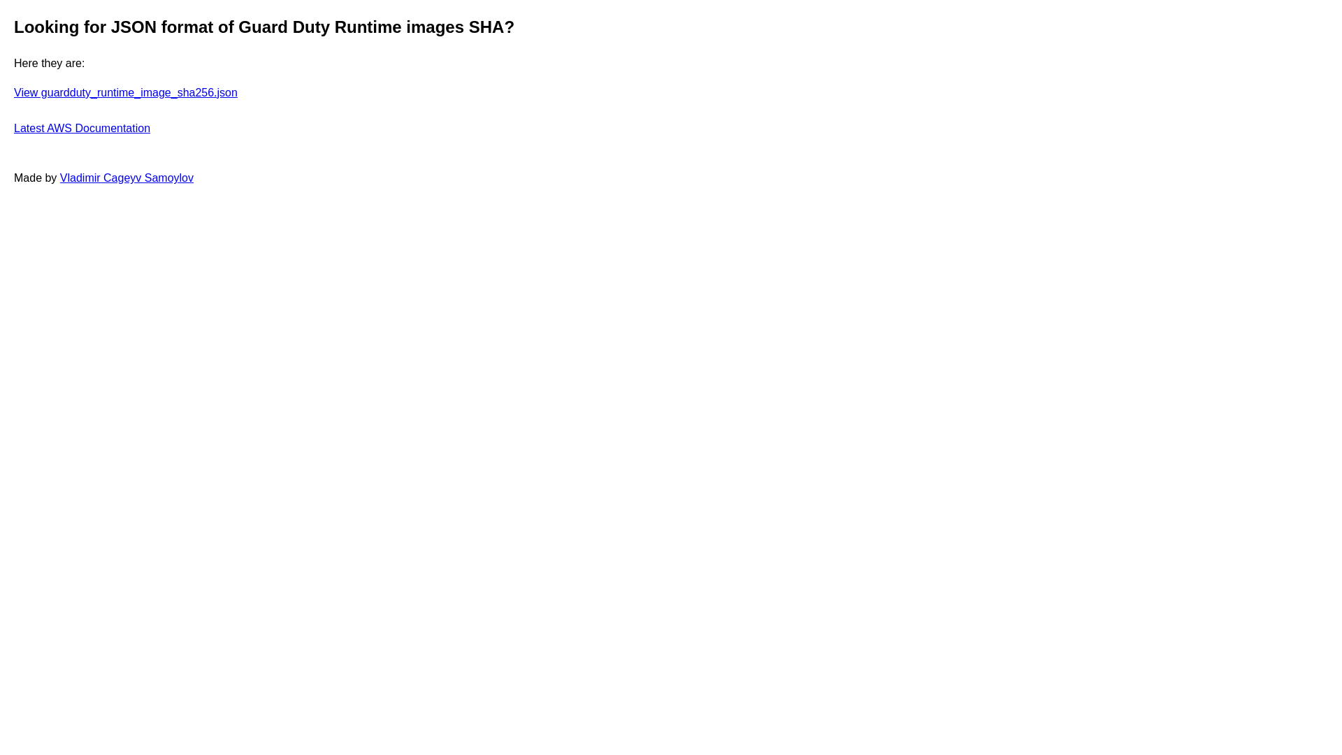 website screenshot of https://guardduty-runtime-monitoring-agent-release-json.pages.dev/