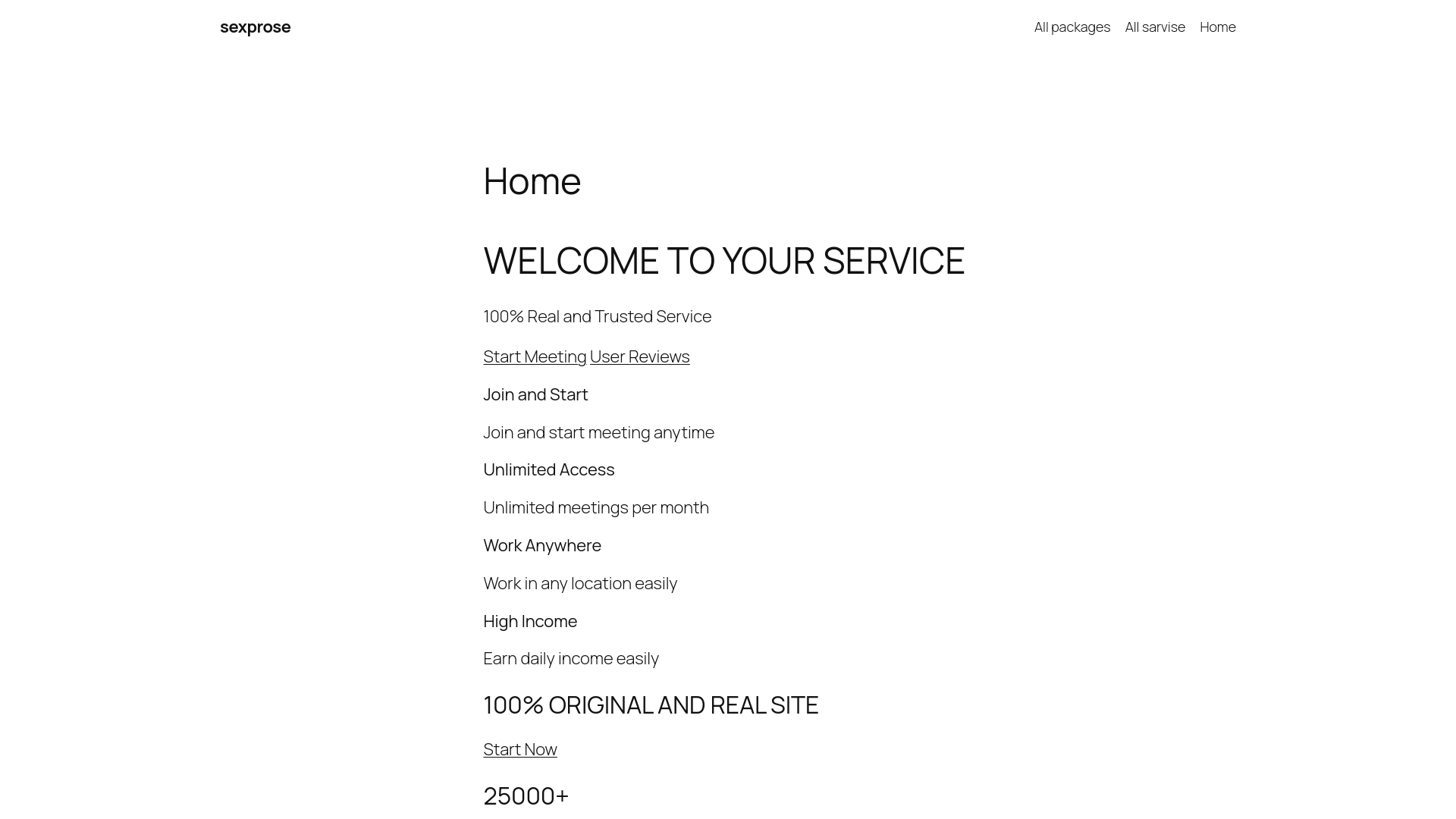 website screenshot of https://sexproses.com/