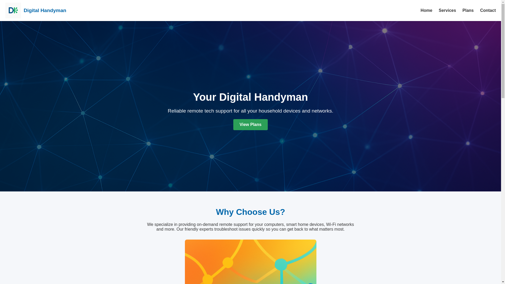 website screenshot of https://digitalhandyman.dev/