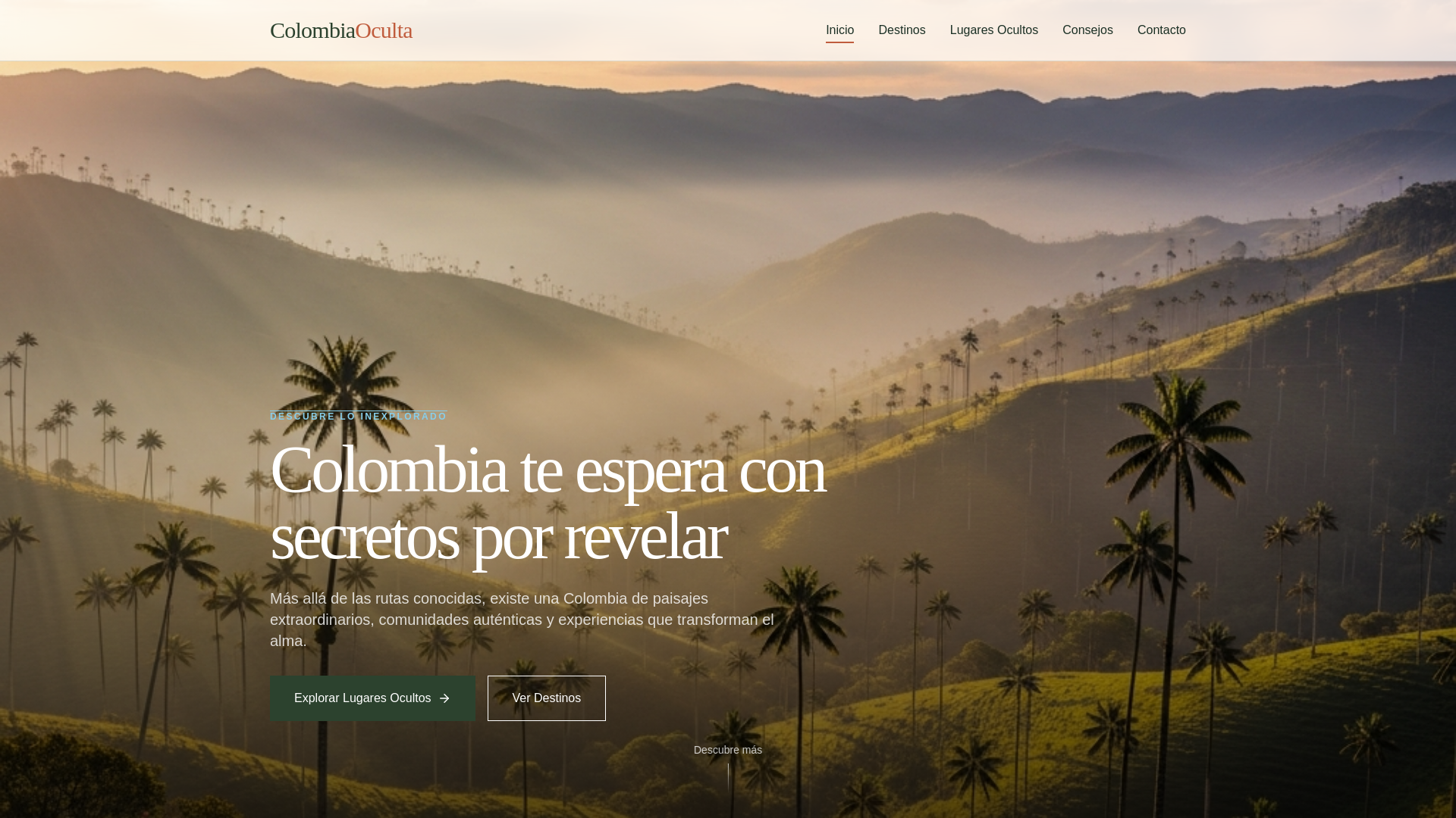 website screenshot of https://decameronco.com/
