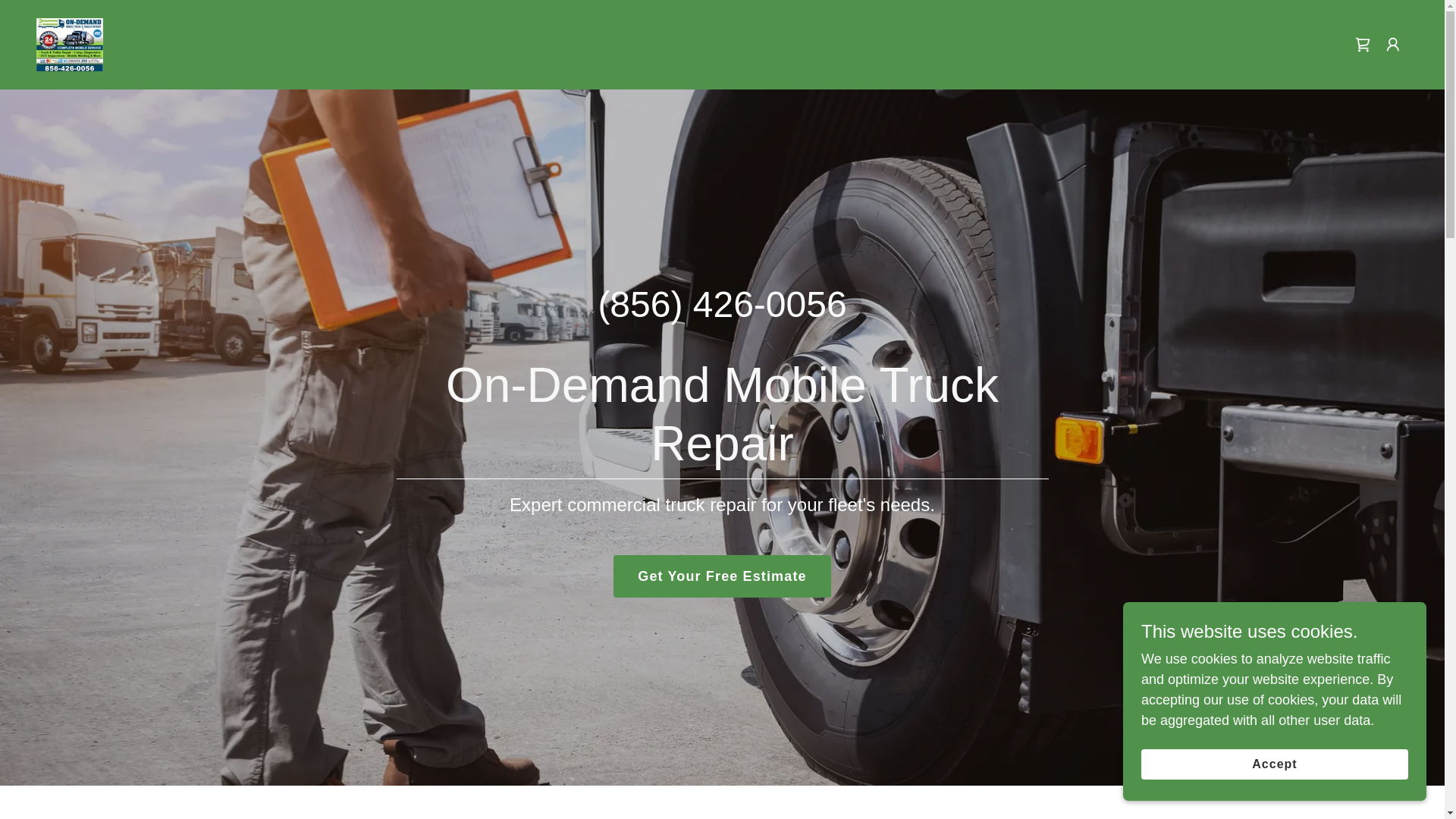 website screenshot of https://odmtruckrepair.com/