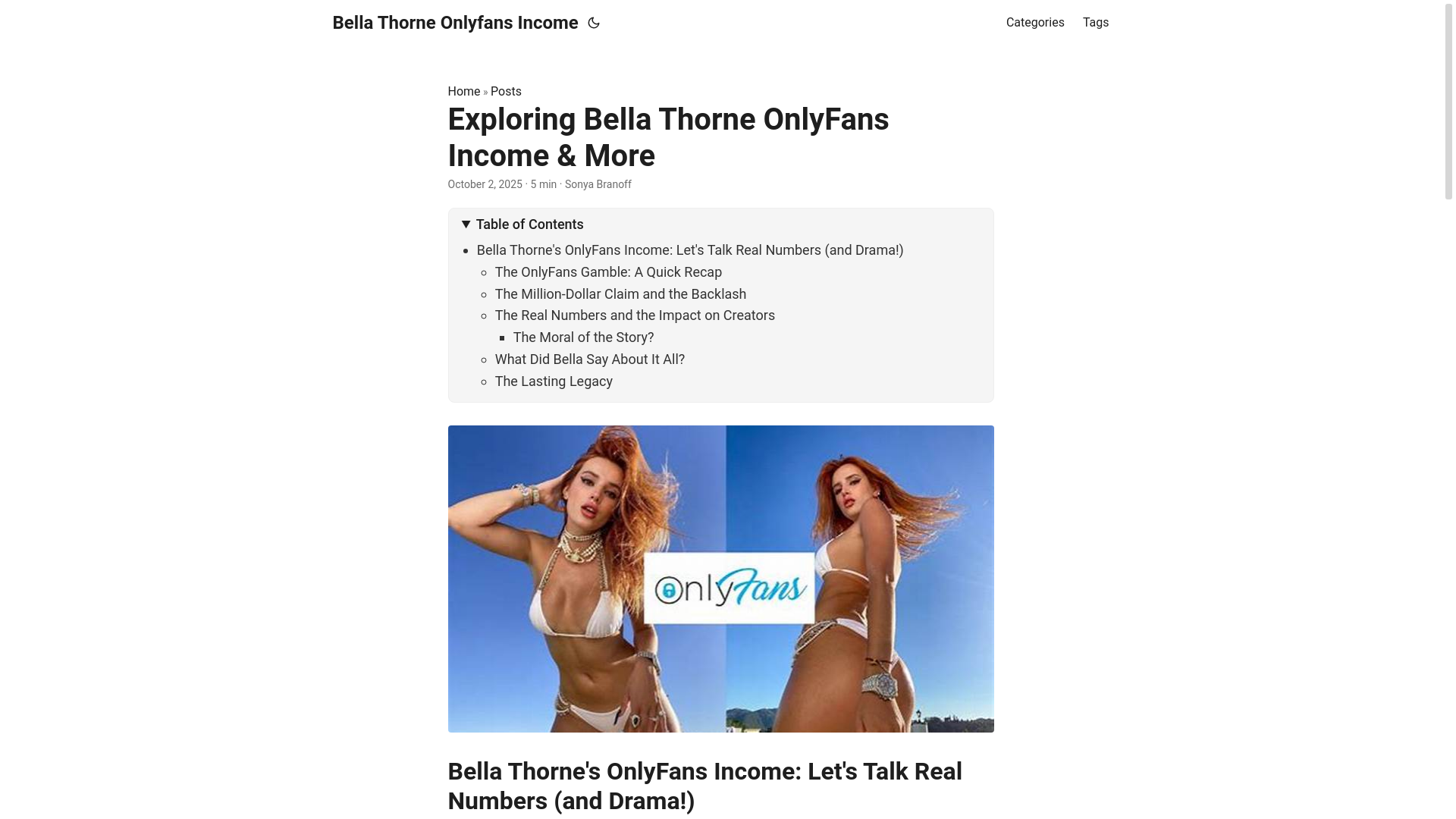 website screenshot of https://bella-thorne-onlyfans-income.pages.dev/