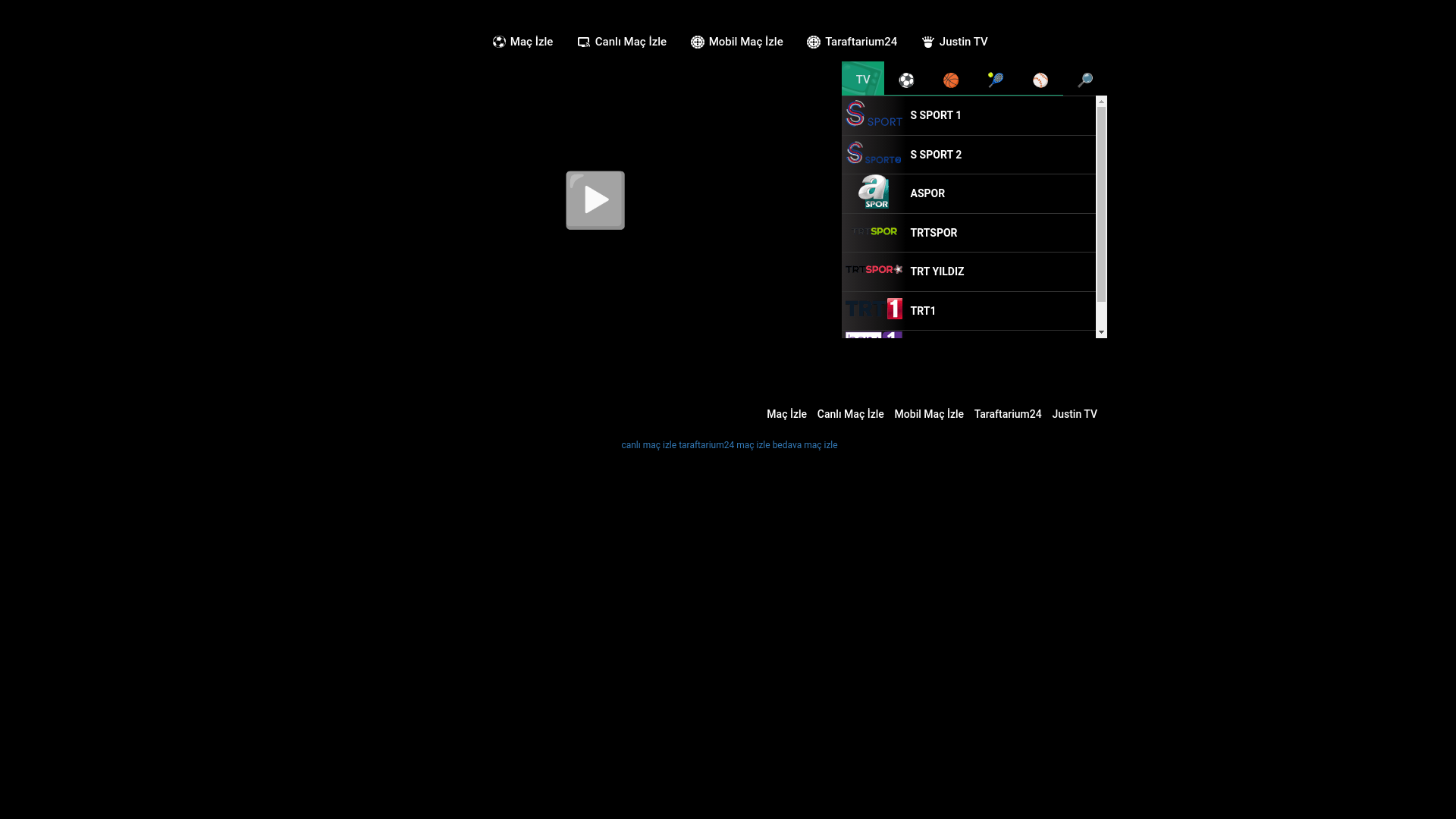 website screenshot of https://taraftariumgo11.in/