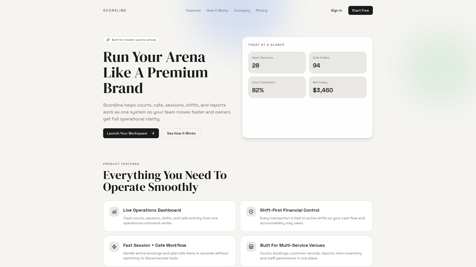website screenshot of https://scorelineofficial.com/