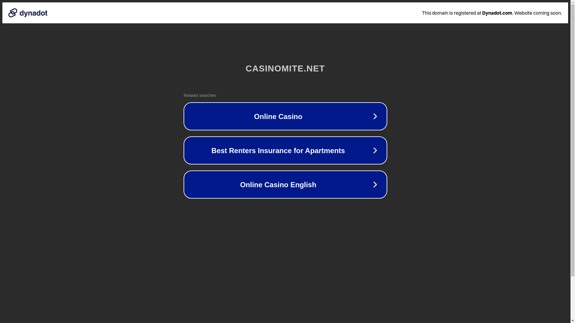 website screenshot of https://casinomite.net/