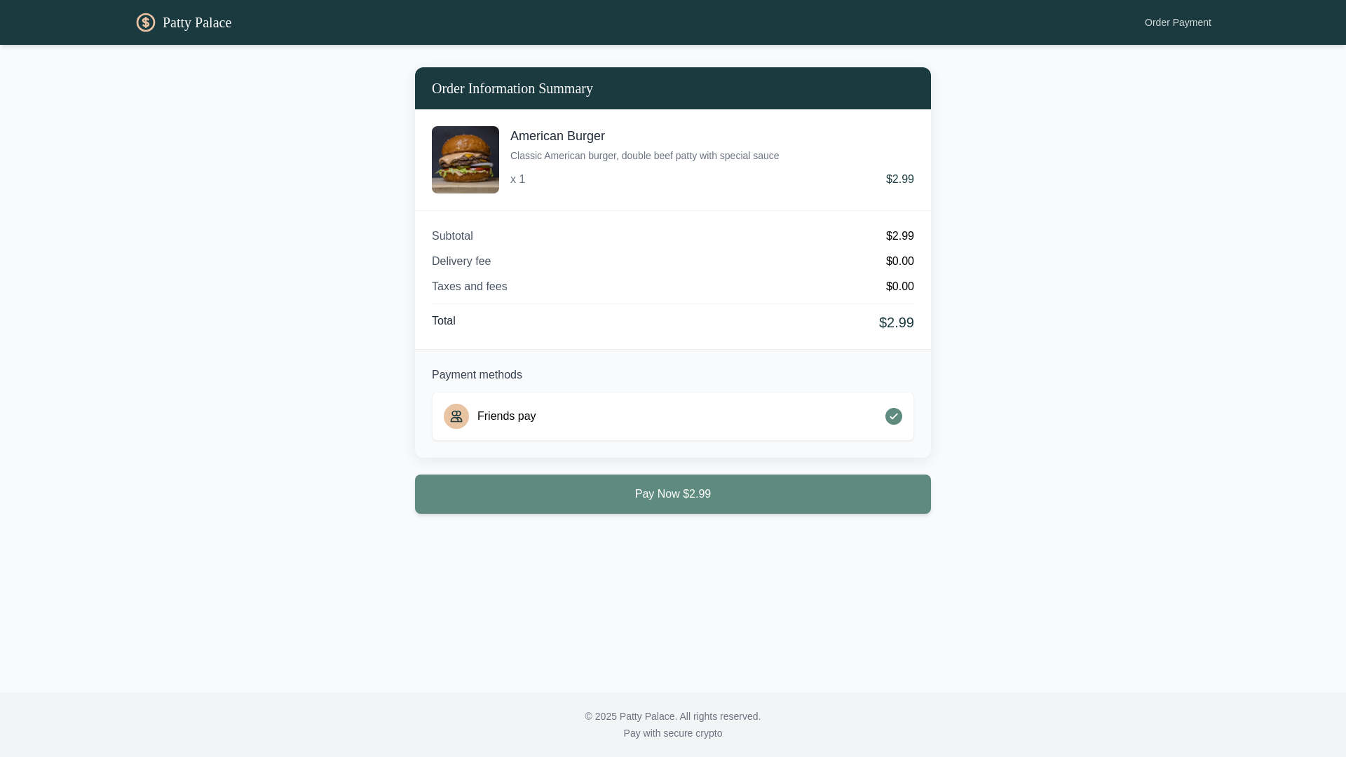 website screenshot of https://burgerbaron.top/