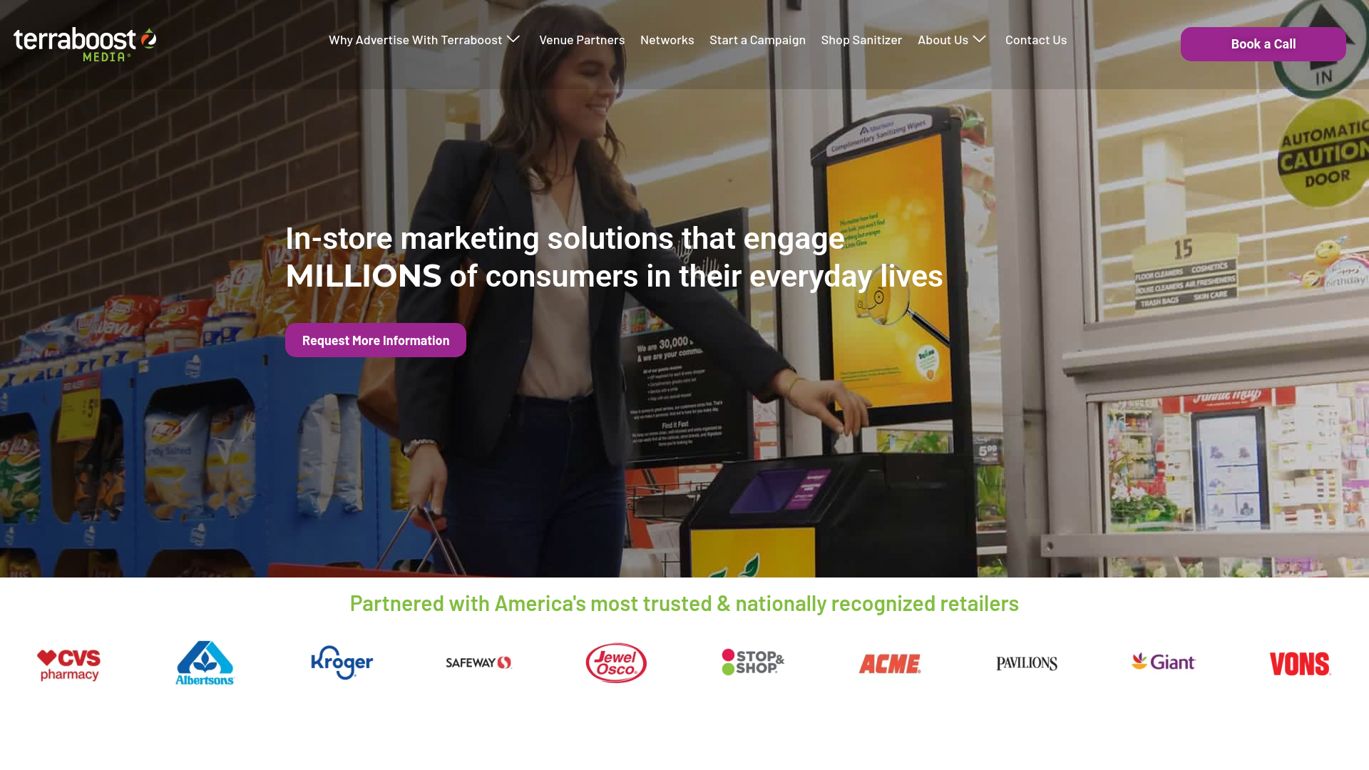 website screenshot of https://deterraboostmedia.com/