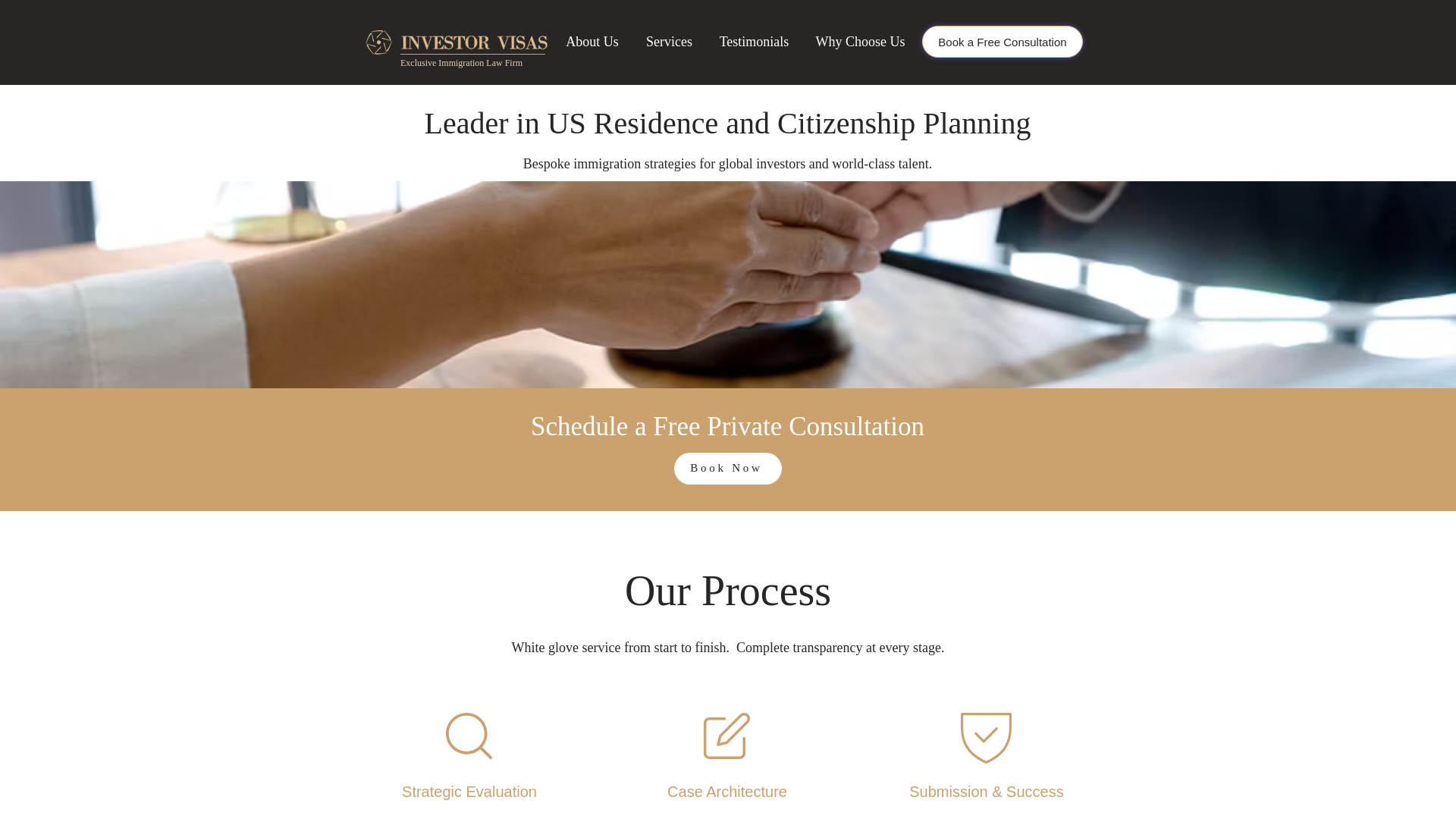 website screenshot of https://smartinvestorvisapc.com